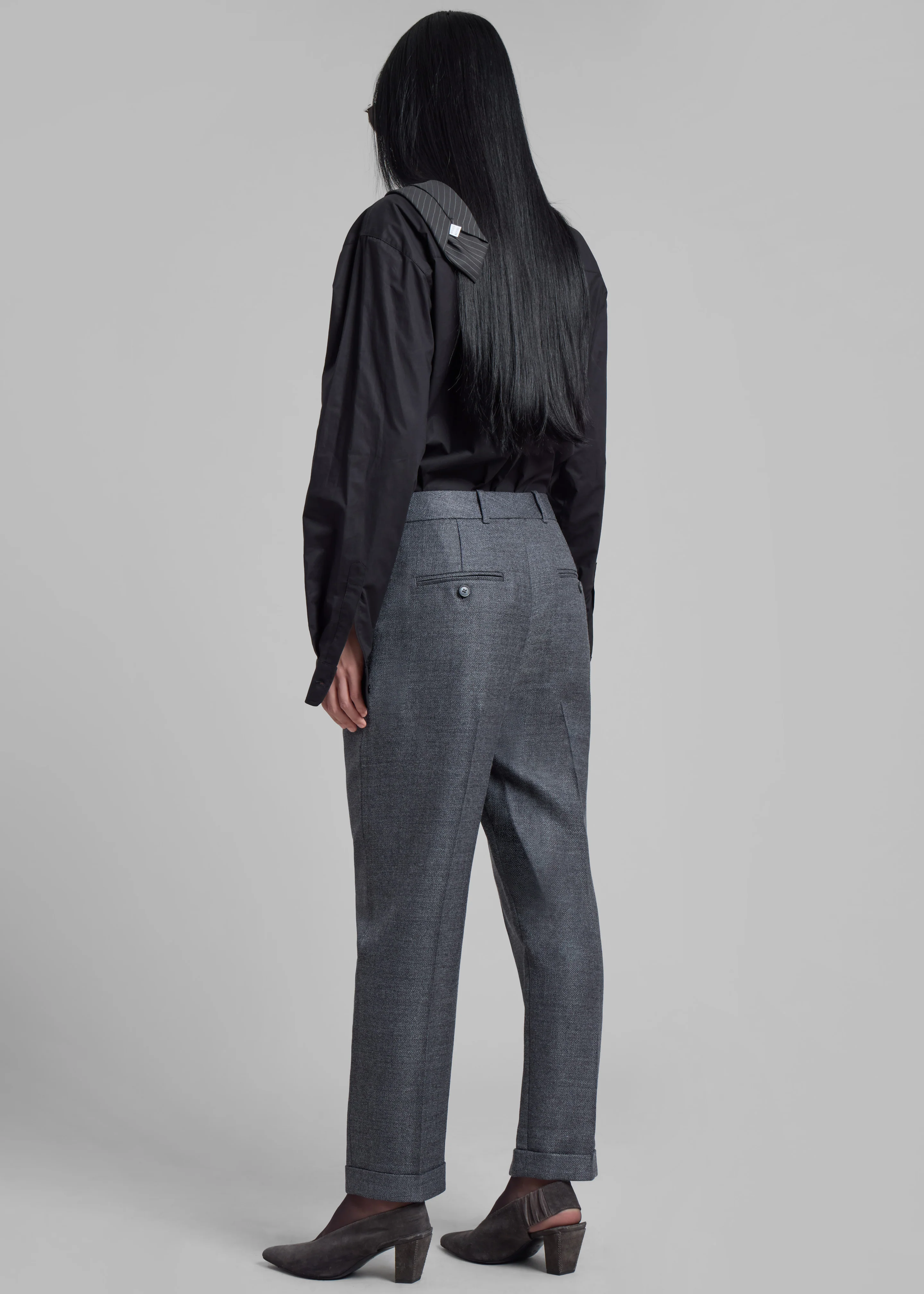 3.1 Phillip Lim Carrot Pant - Grey Melange - Image 5