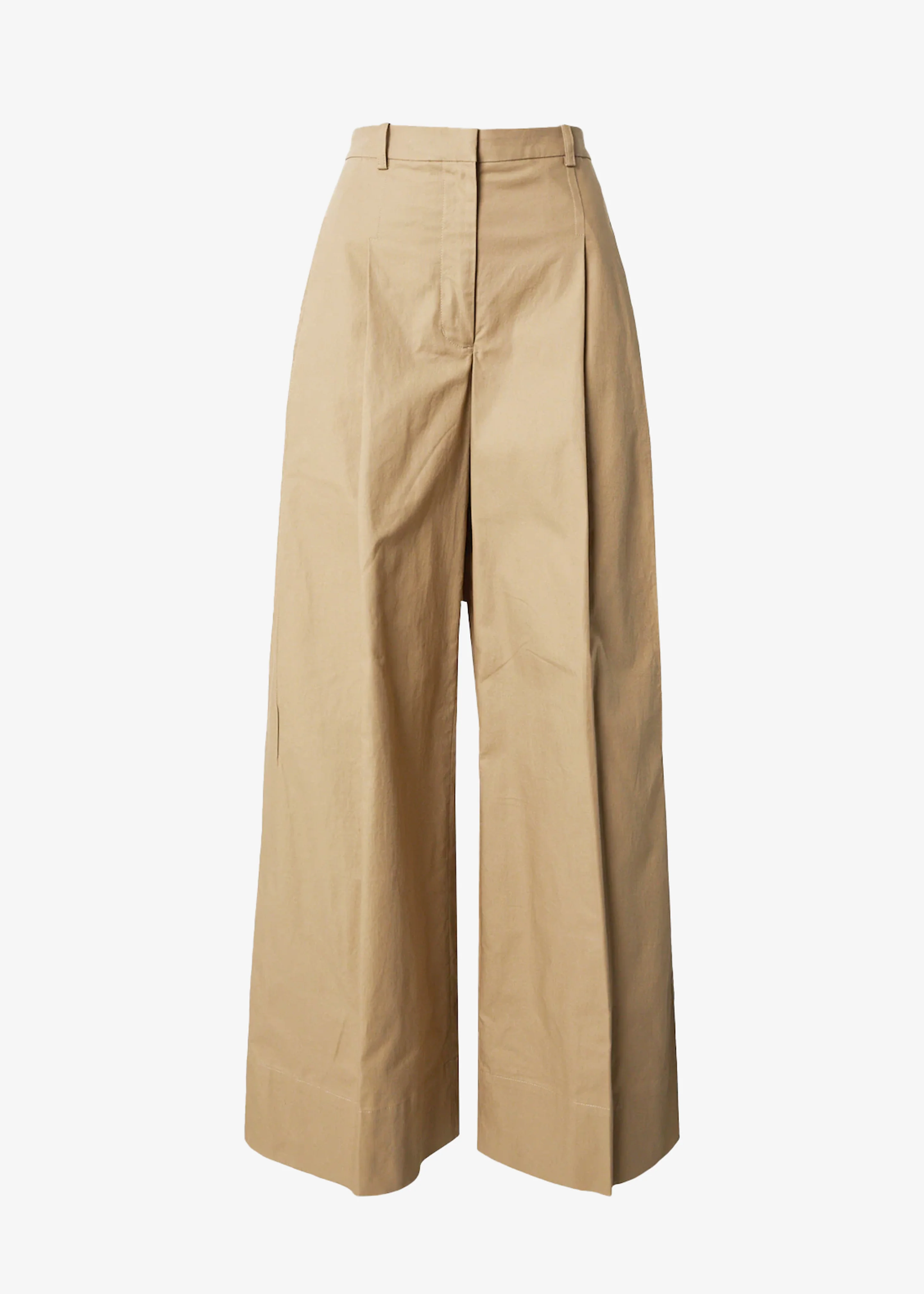 3.1 Phillip Lim Double Pleated Wide Leg Trousers - Khaki - Image 10