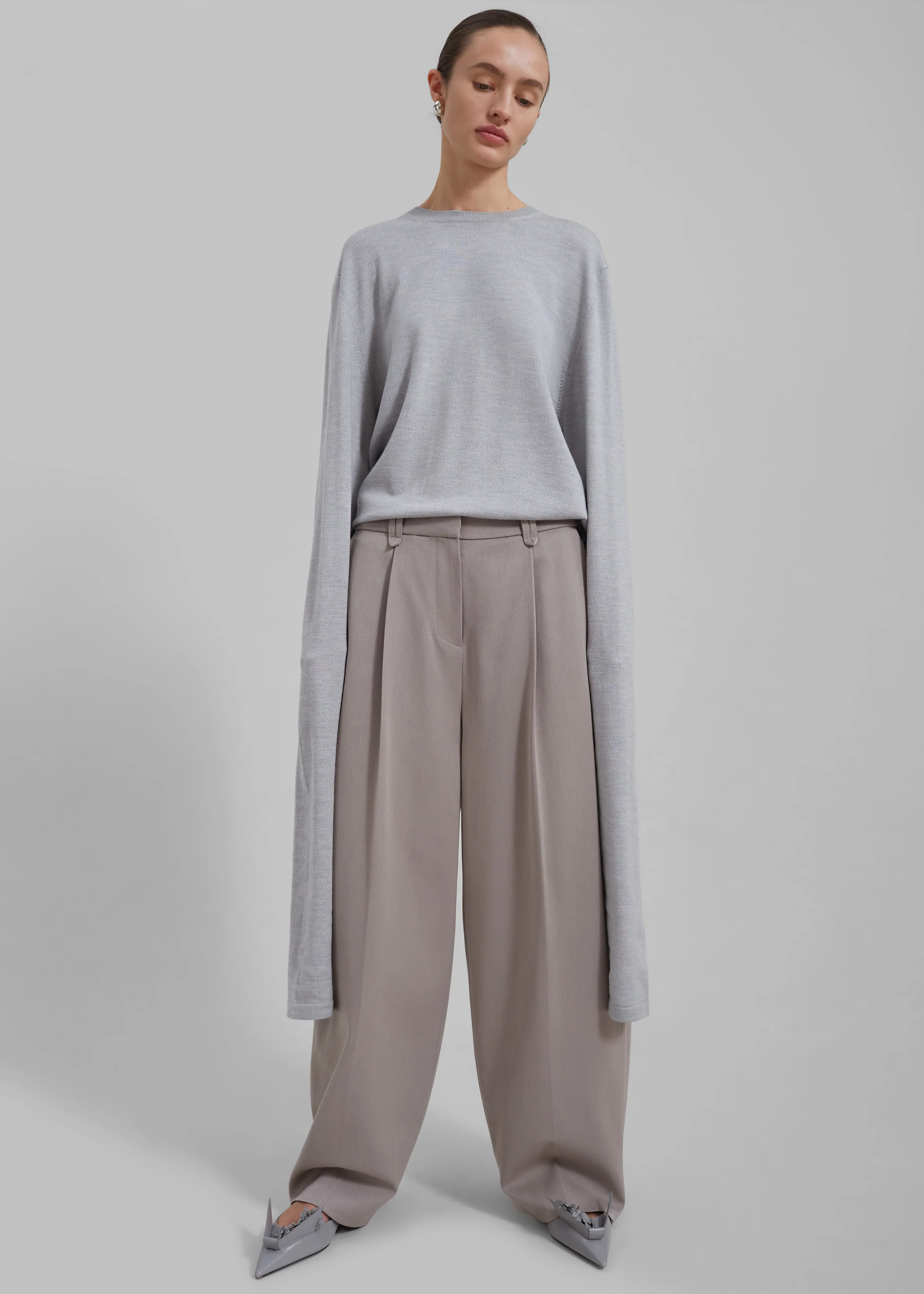 Adair Trousers - Grey - Image 5