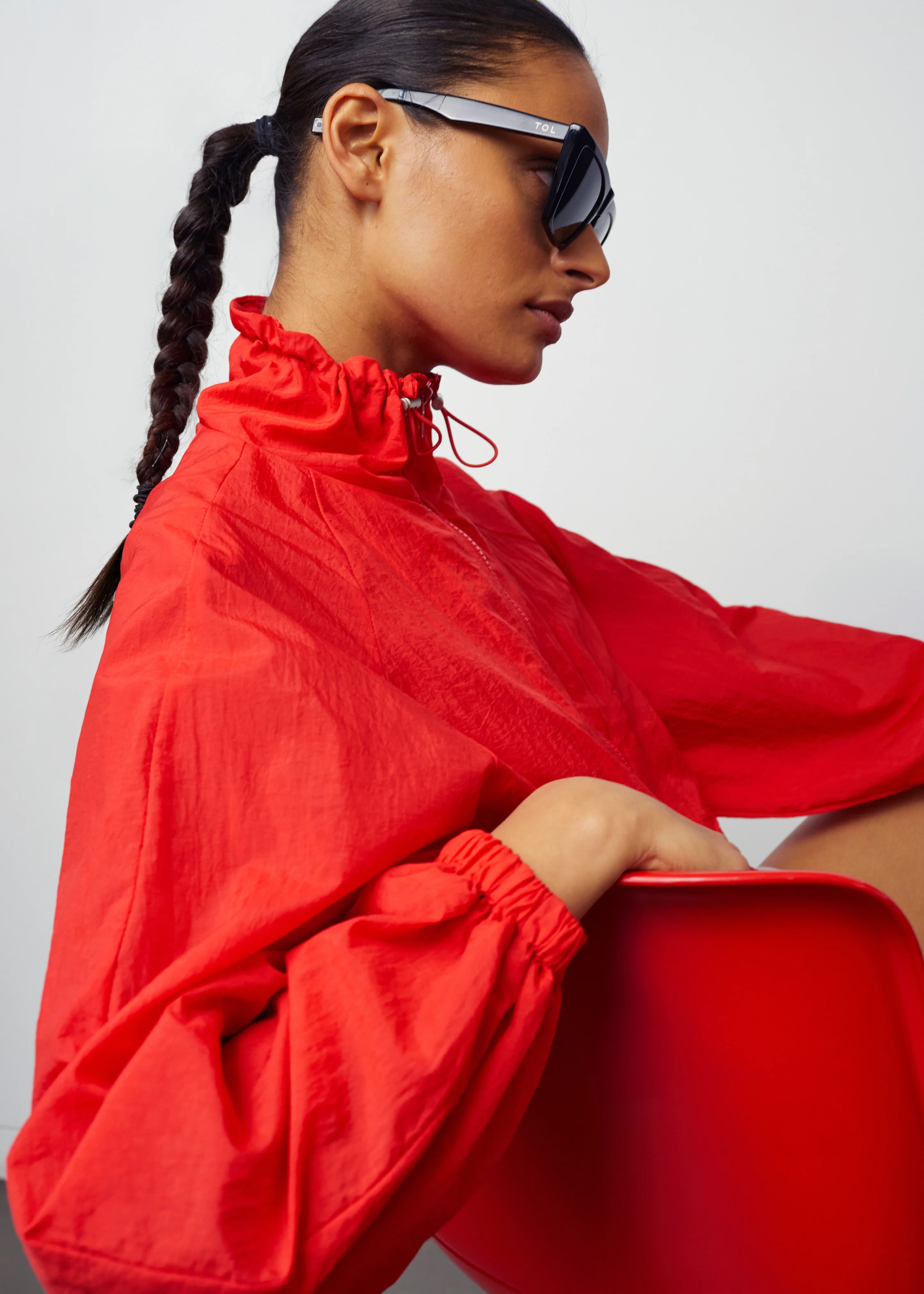 Antonelli Windbreaker Jacket - Red - Image 2