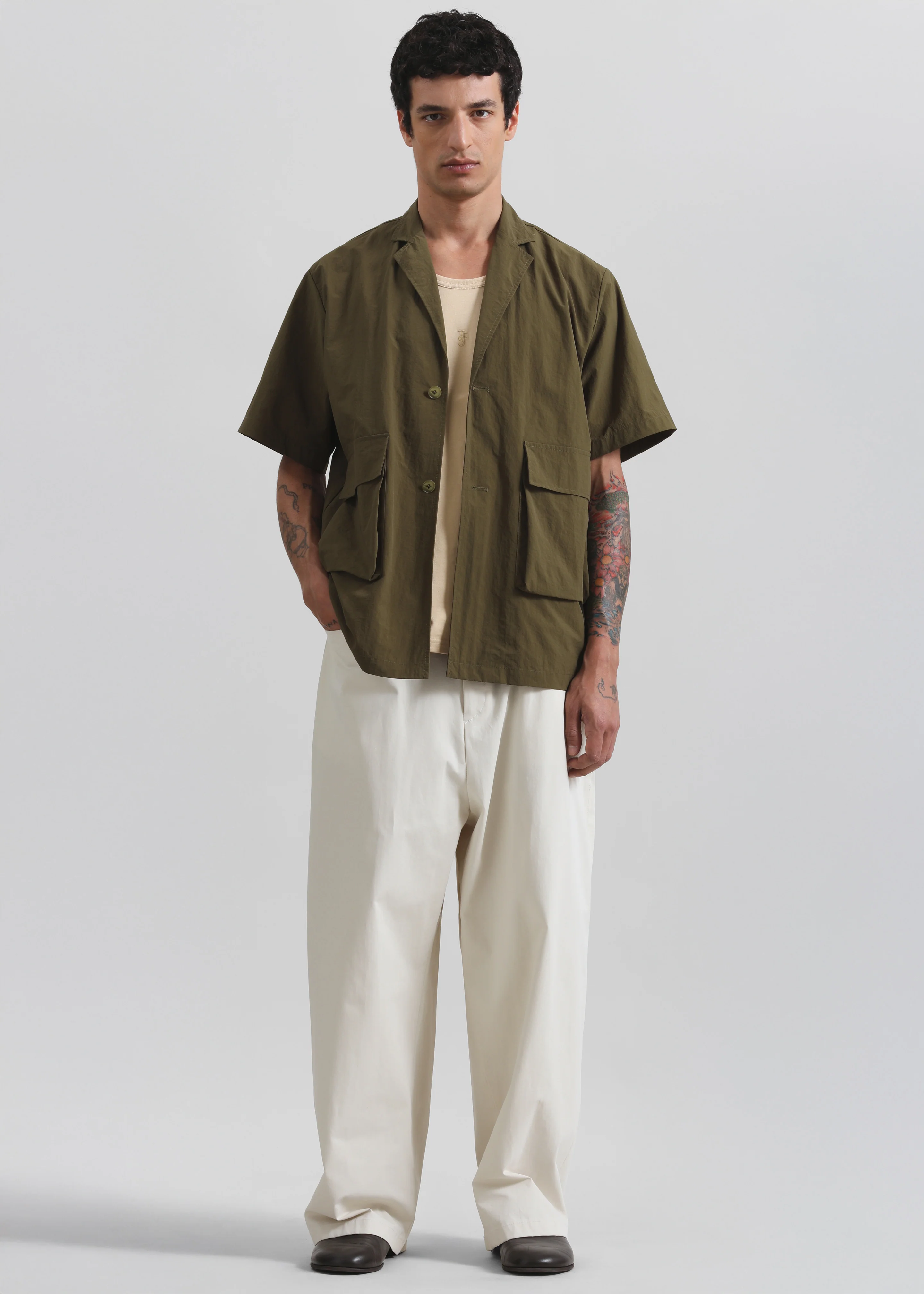 Axel Shirt - Khaki - Image 3