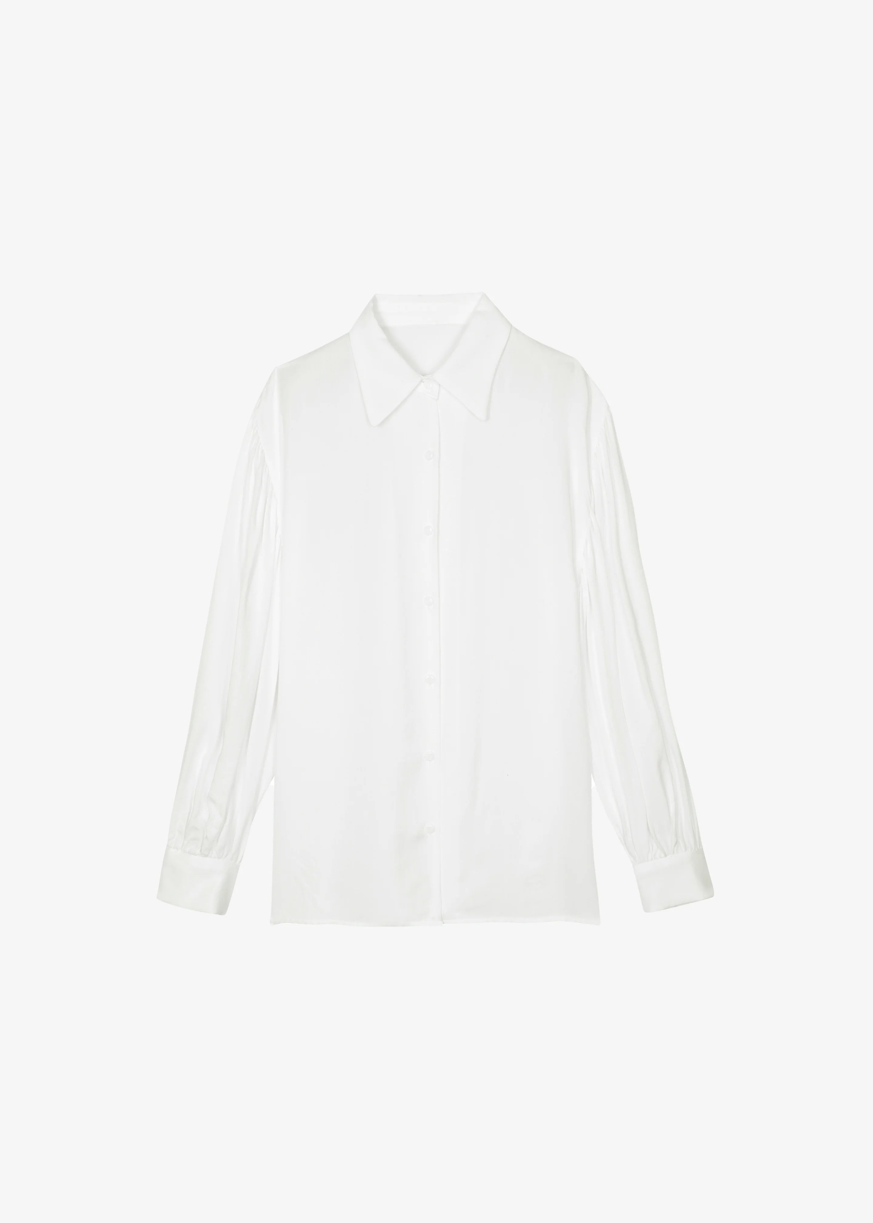 Azura Fluid Shirt - White - Image 7