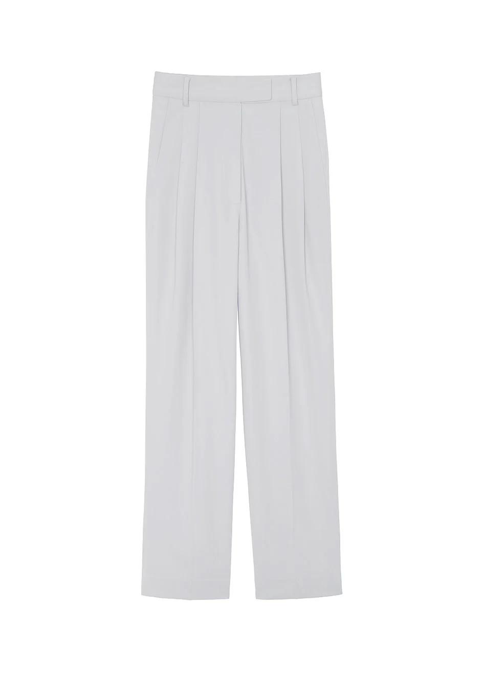 Bea Pleated Suit Pants - Grey - Image 13