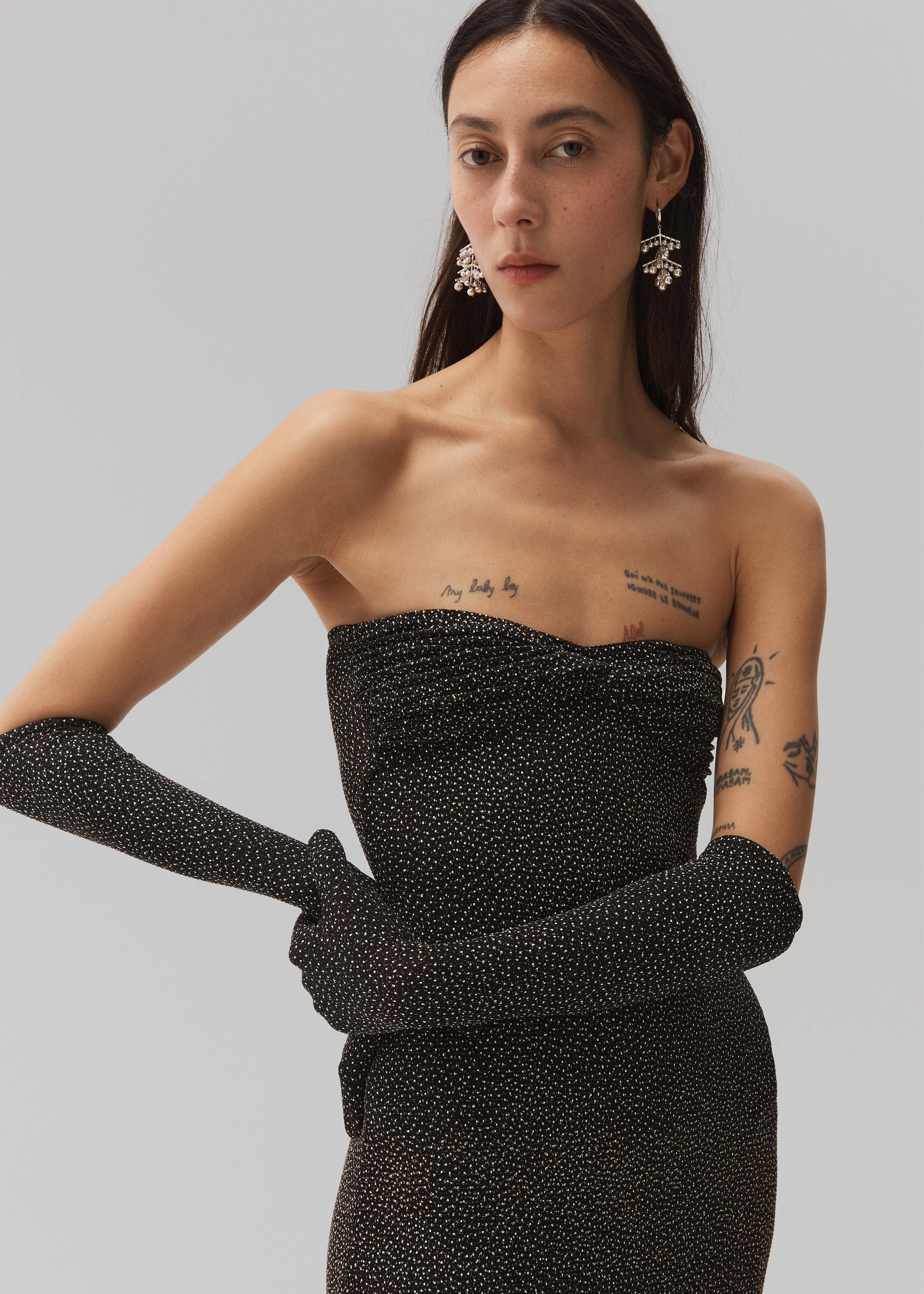 Beaufille Anise Dress - Black/Gold - Image 4