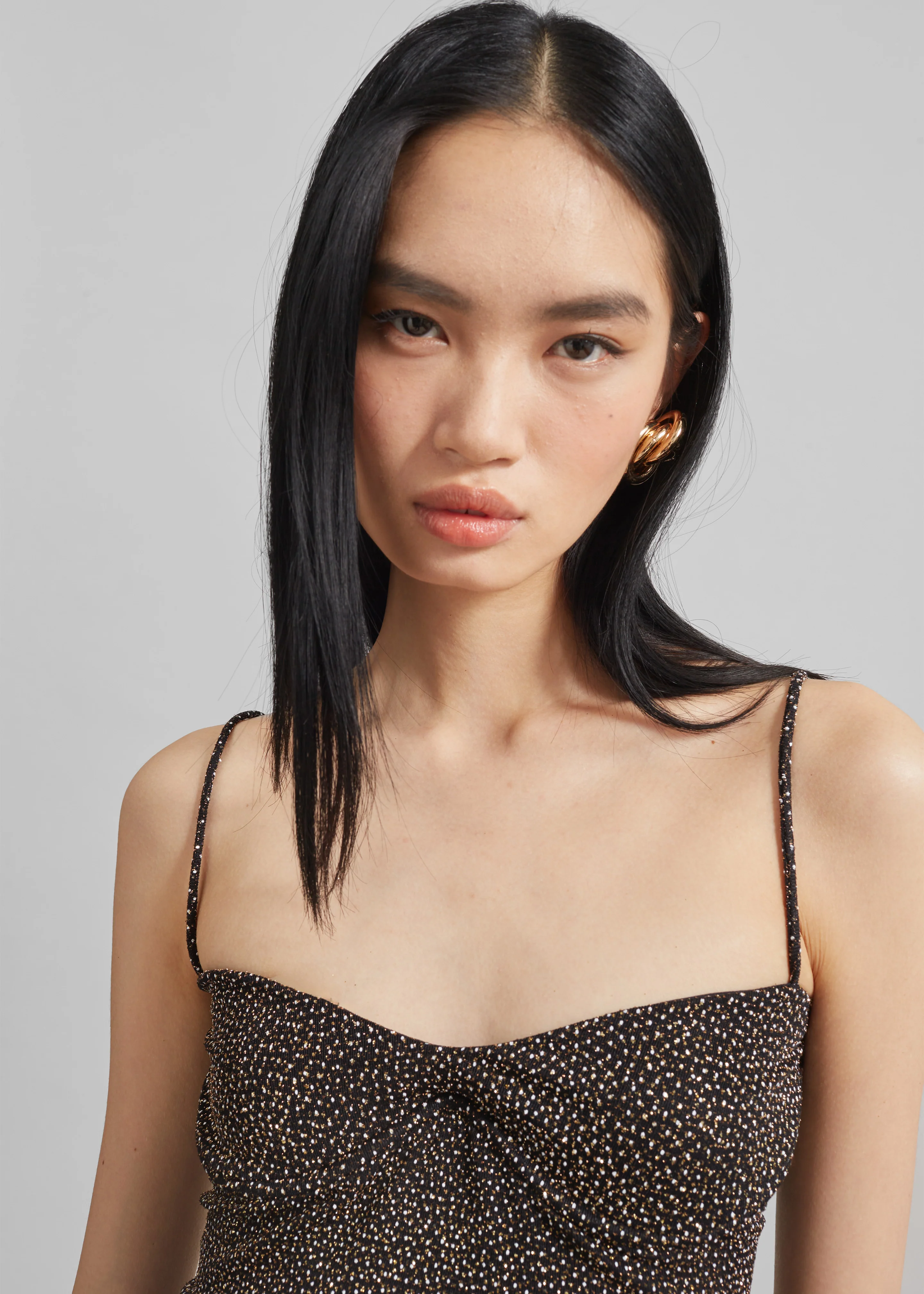 Beaufille Ariel Tank Top - Black/Gold - Image 2