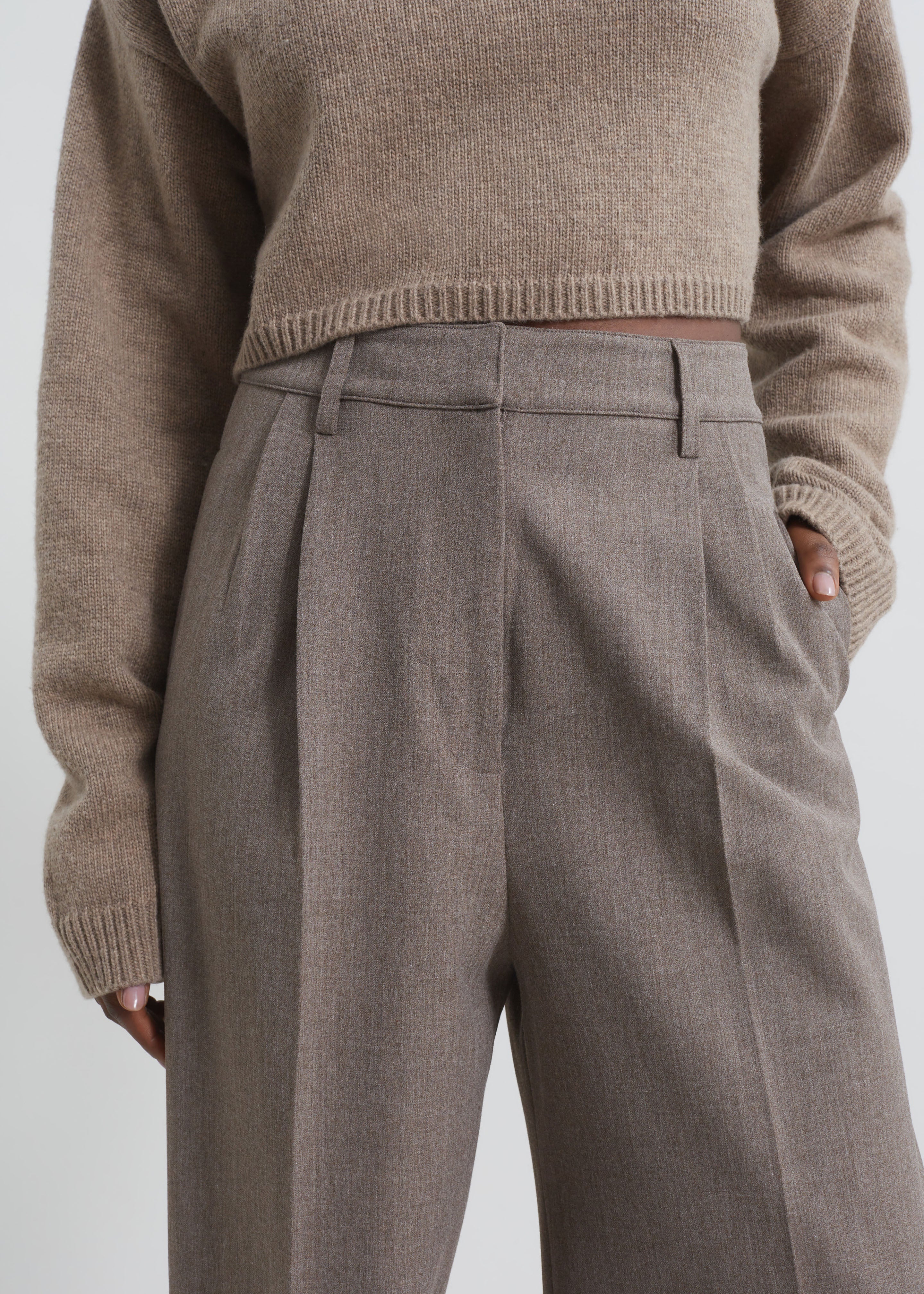 Beaufille Celeste Trousers - Heather Brown - Image 3