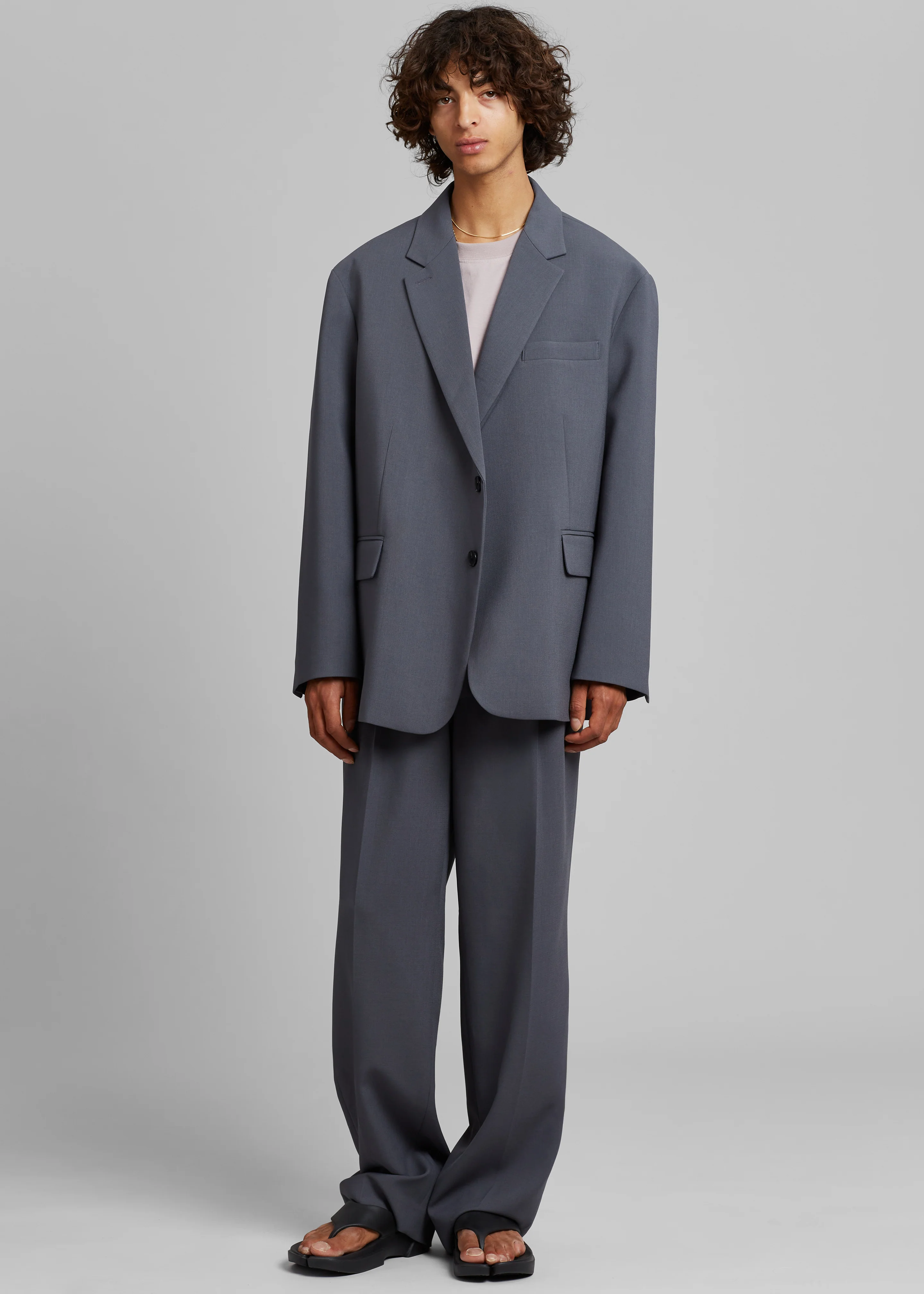 Beo Suit Pants - Charcoal - Image 2