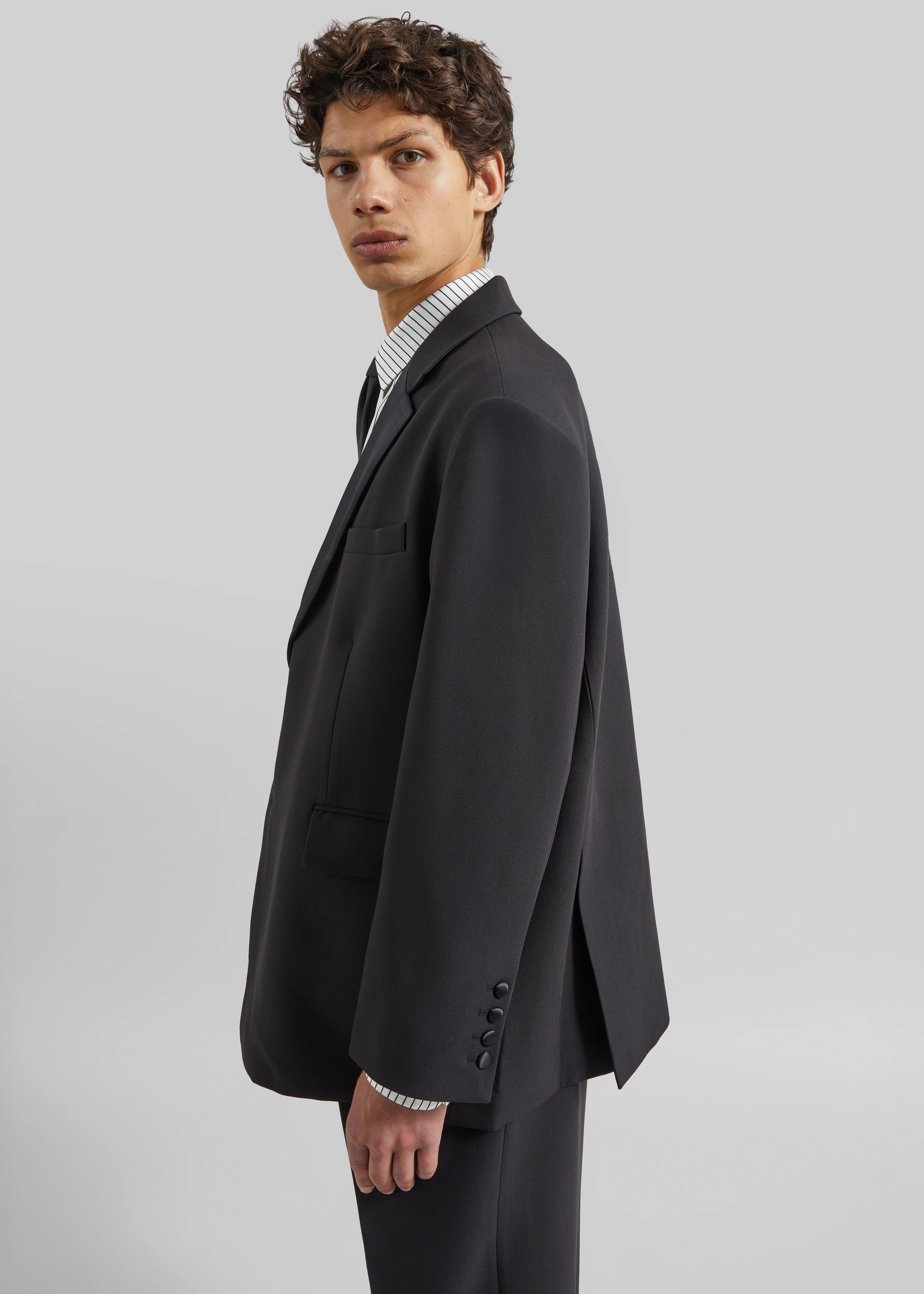 Beo Tuxedo Jacket - Black - Image 5