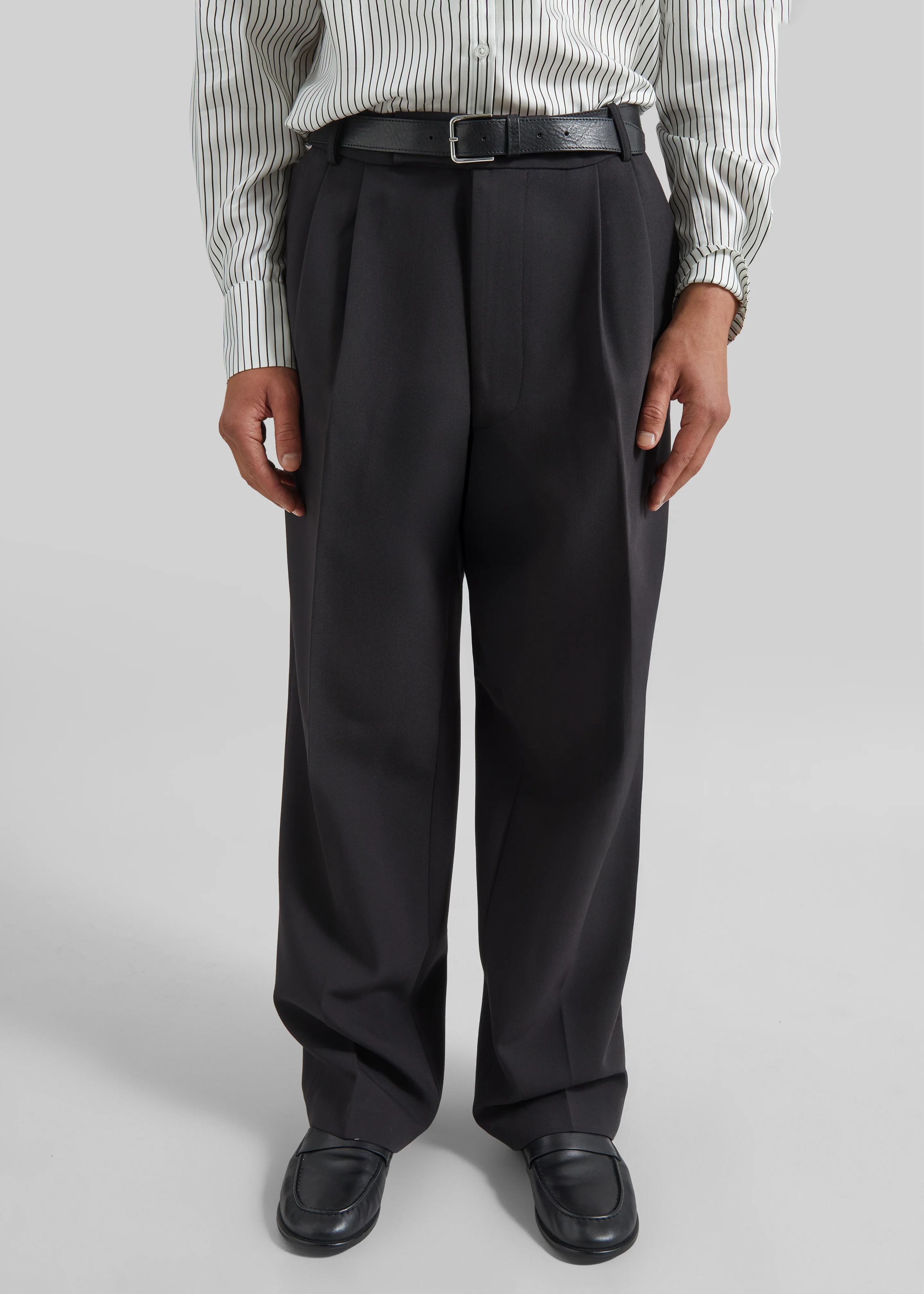 Beo Tuxedo Pants - Black - Image 3