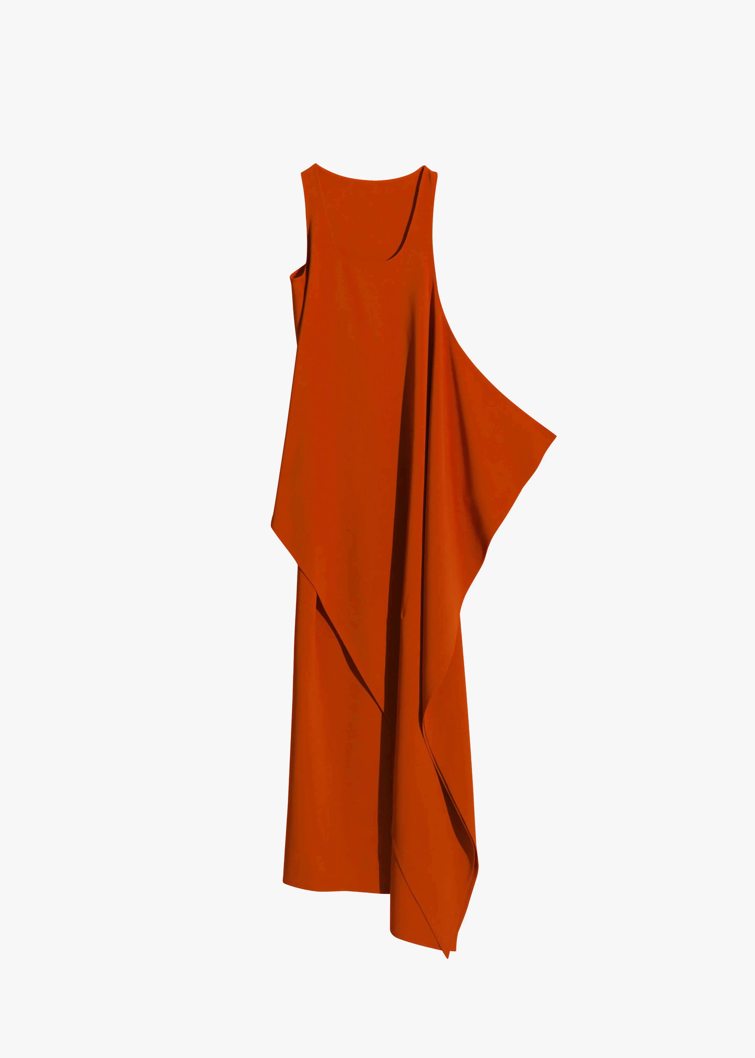 Bevza Edge Dress - Carrot Red - Image 5