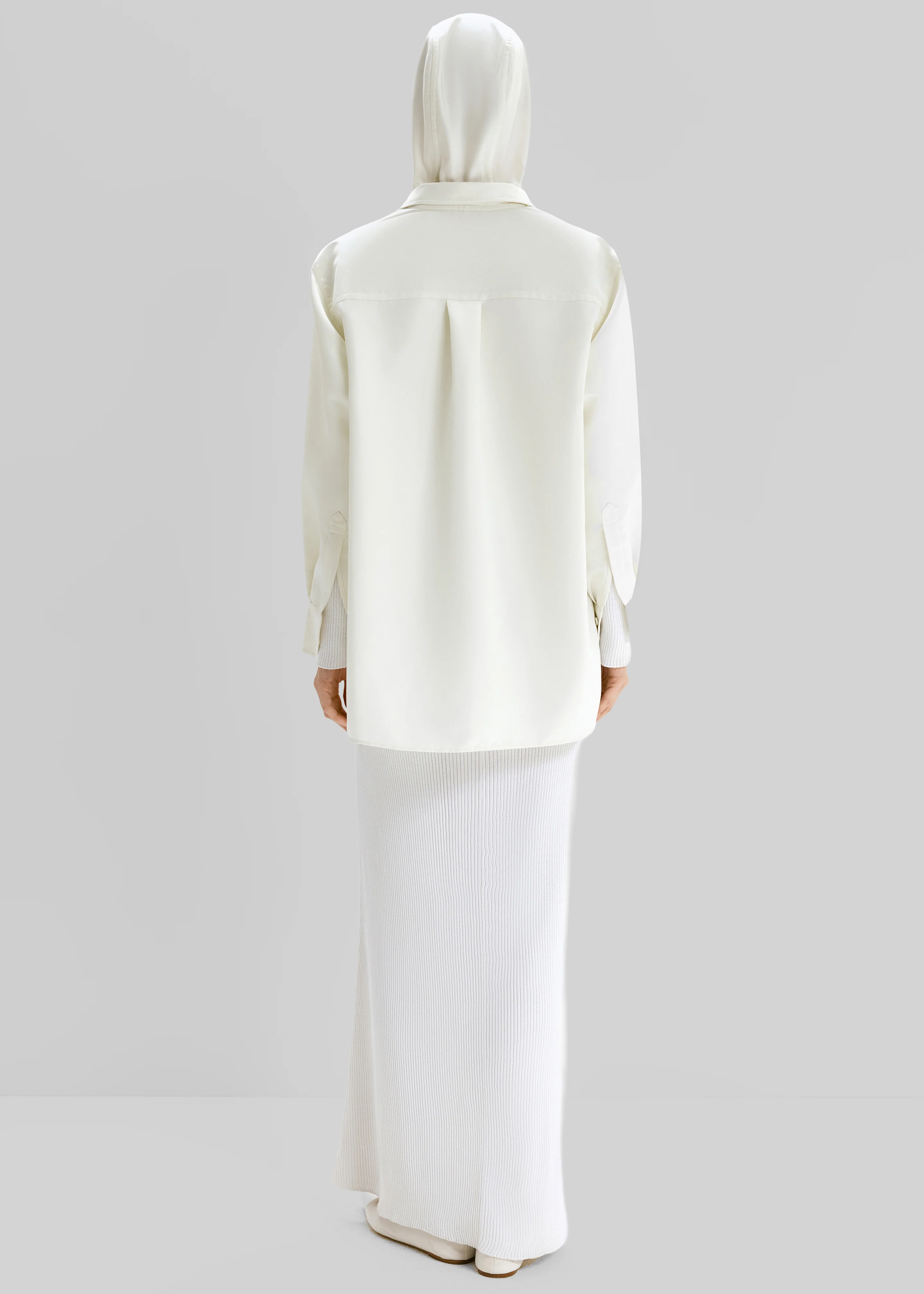 Bevza Shirt Rain Jacket - Dusty Ivory - Image 4