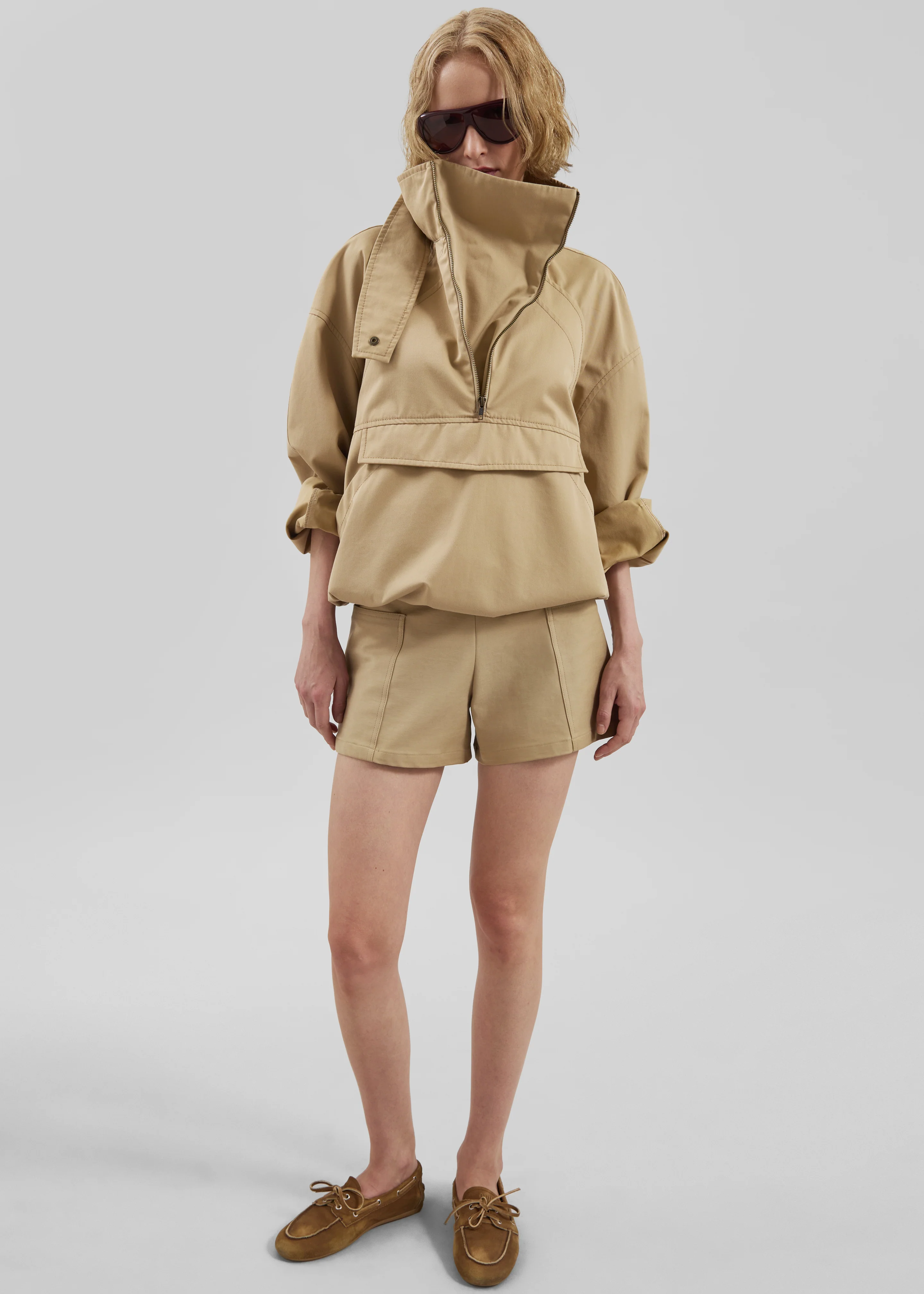 Bracey Soft Shorts - Camel - Image 4