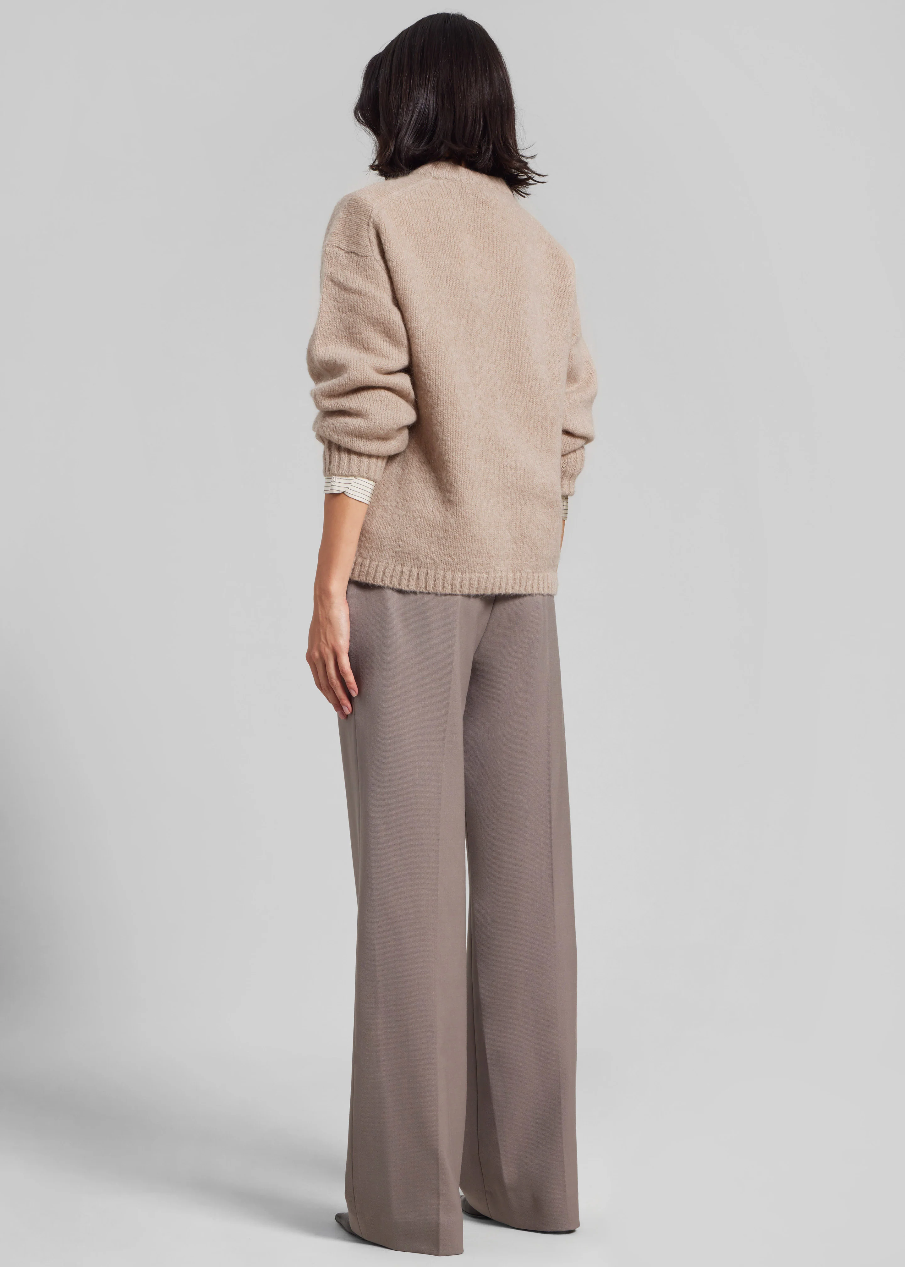 By Malene Birger Brie Sweater - Cobblestone - Image 5