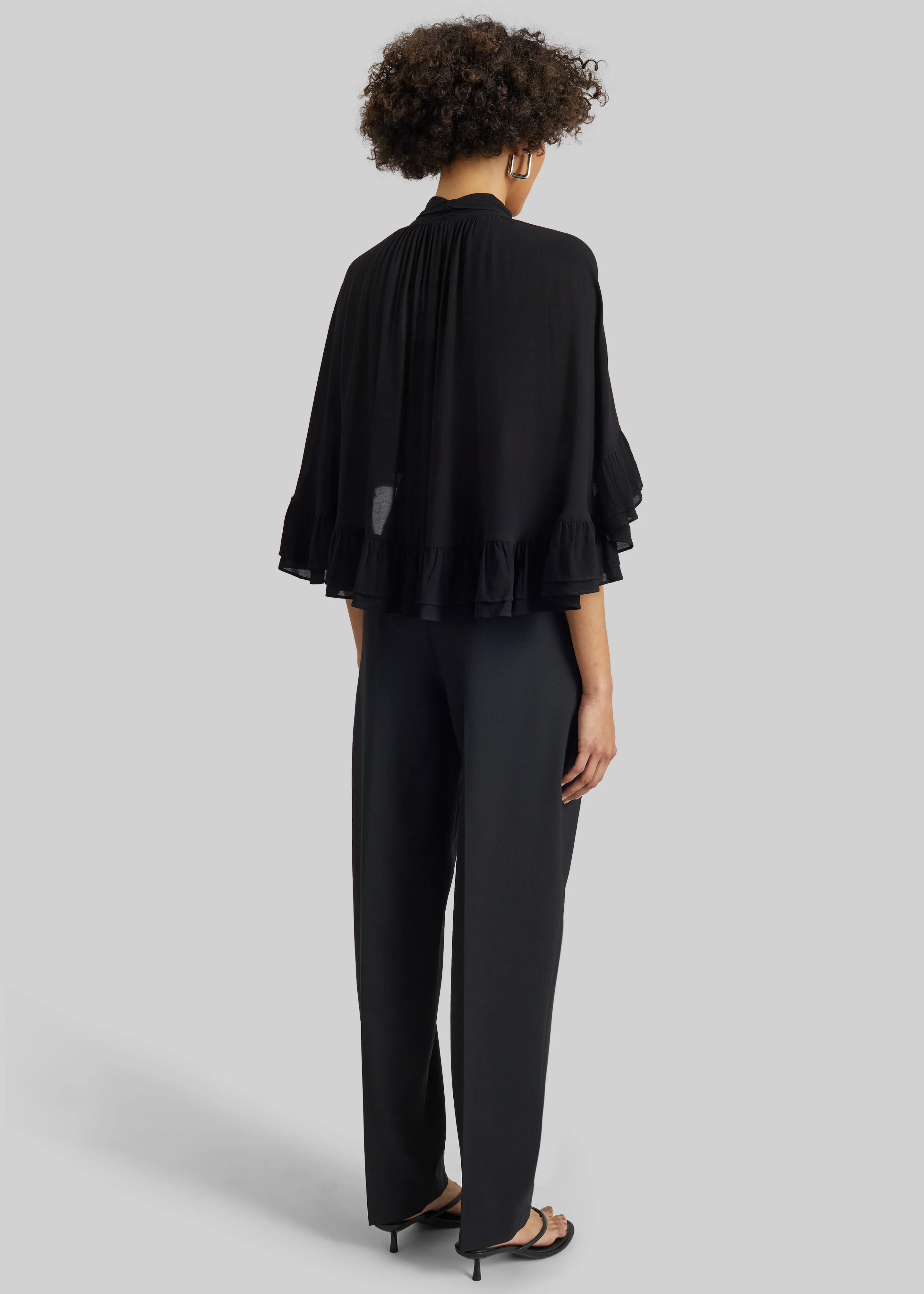 By Malene Birger Cedi Cape - Black - Image 6