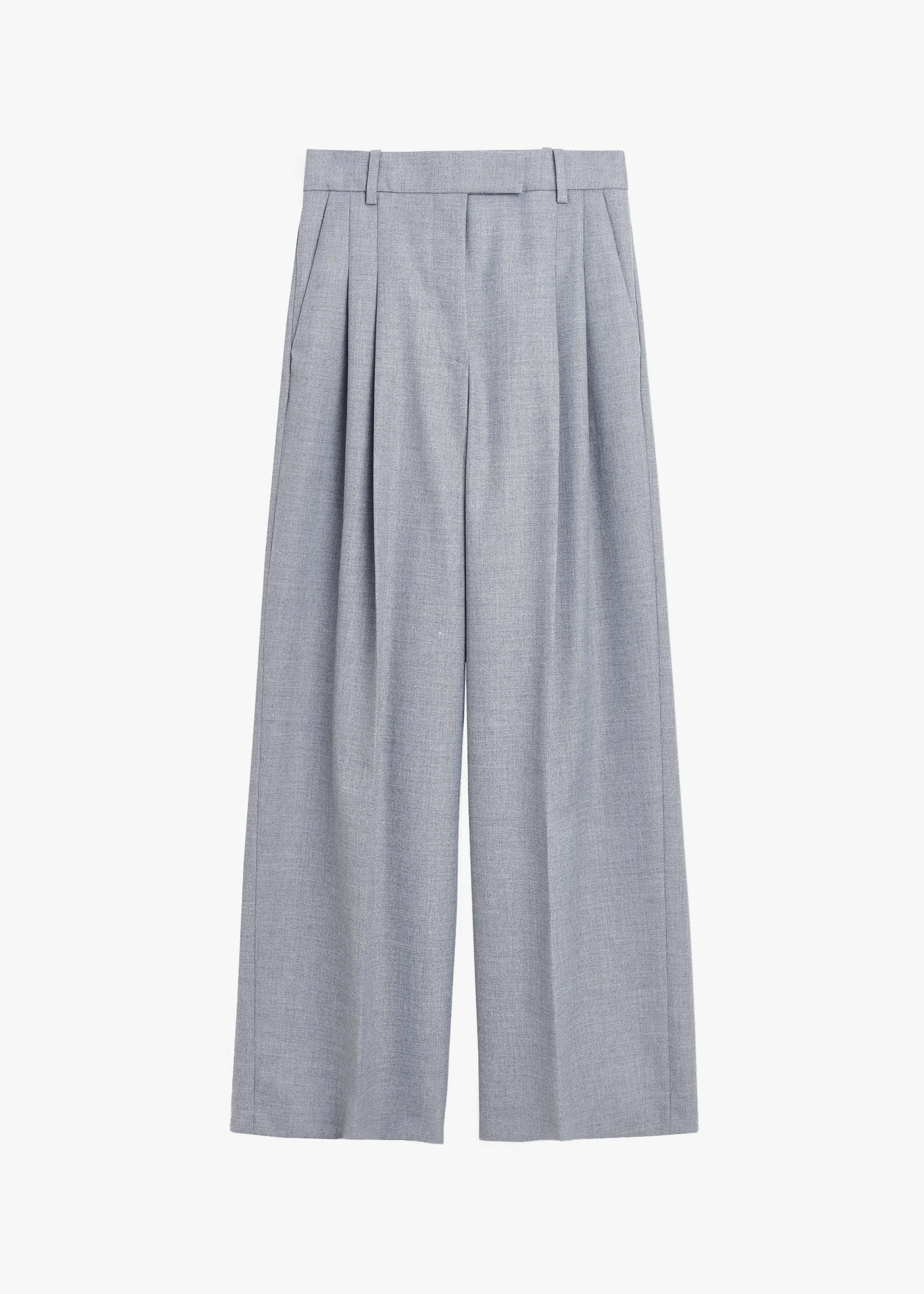 By Malene Birger Cymbaria Pants - Grey Melange - Image 9