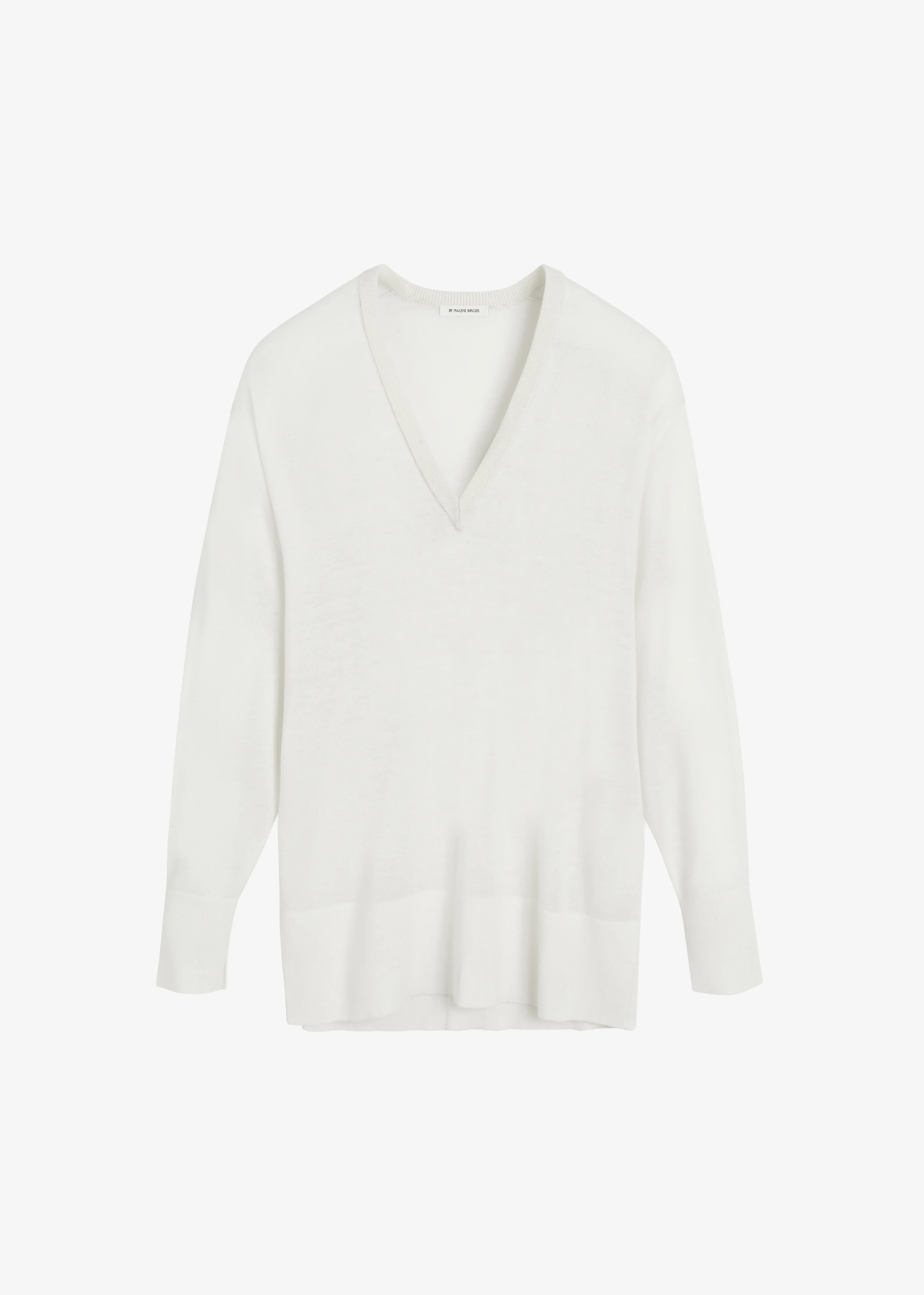 By Malene Birger Derya Sweater - Soft White - Image 4