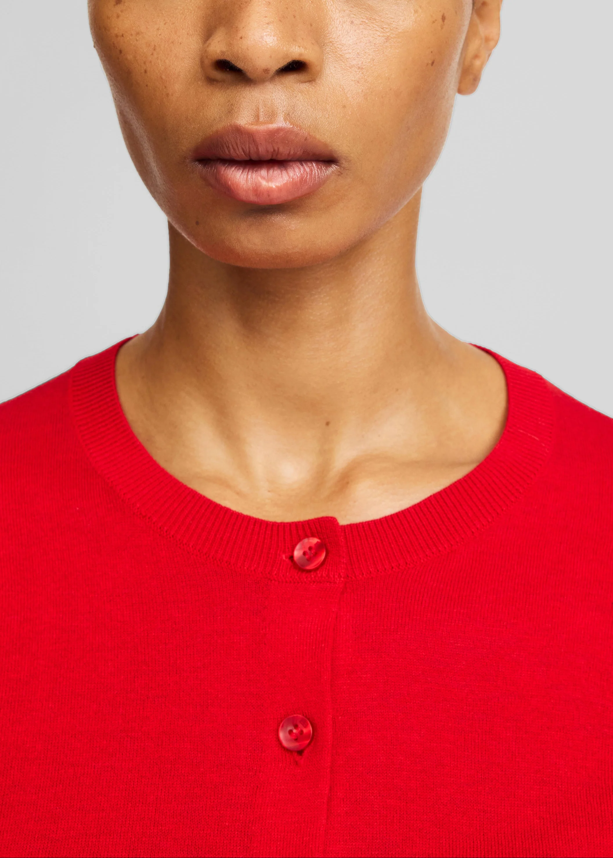 By Malene Birger Montie Cardigan - Pompeian Red - Image 2