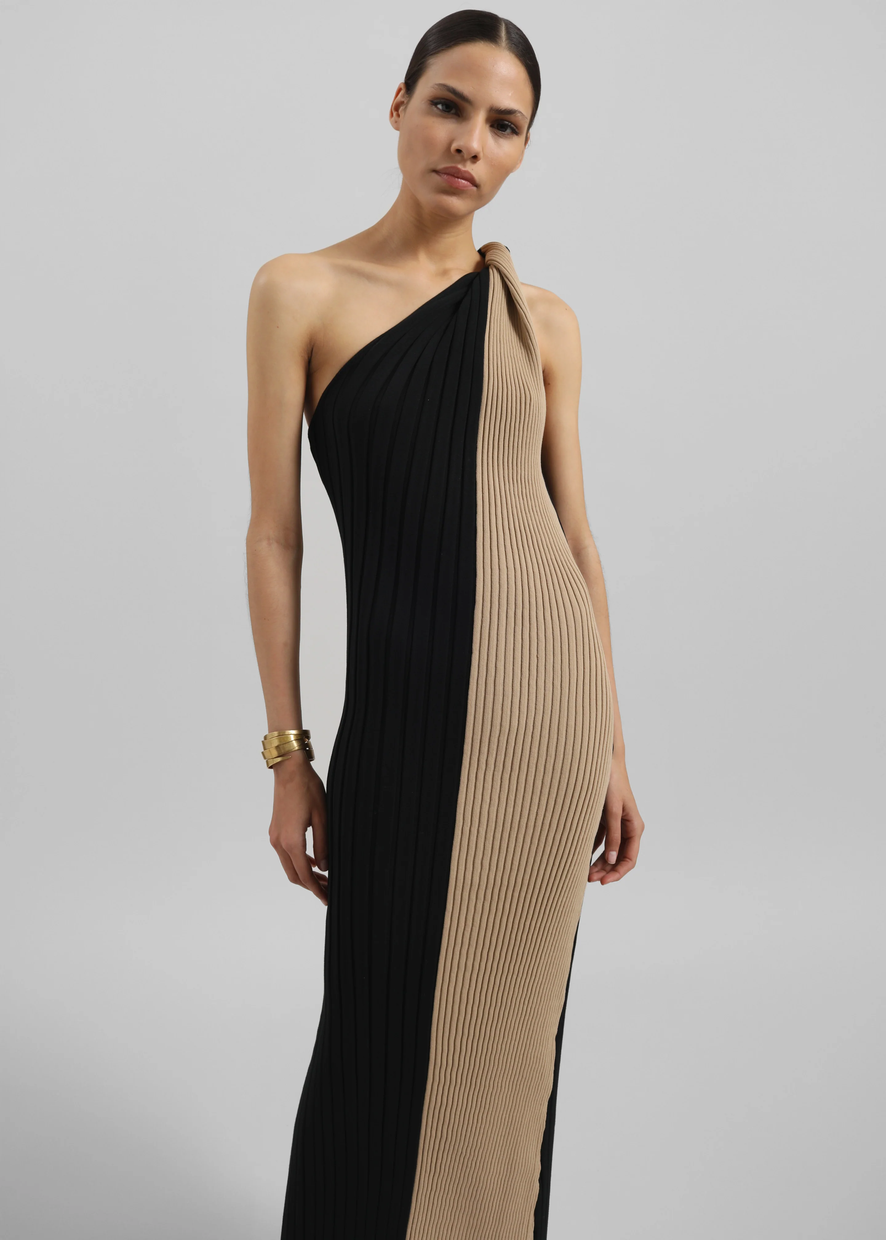 By Malene Birger Noto Dress - Bicolor Block - Image 2