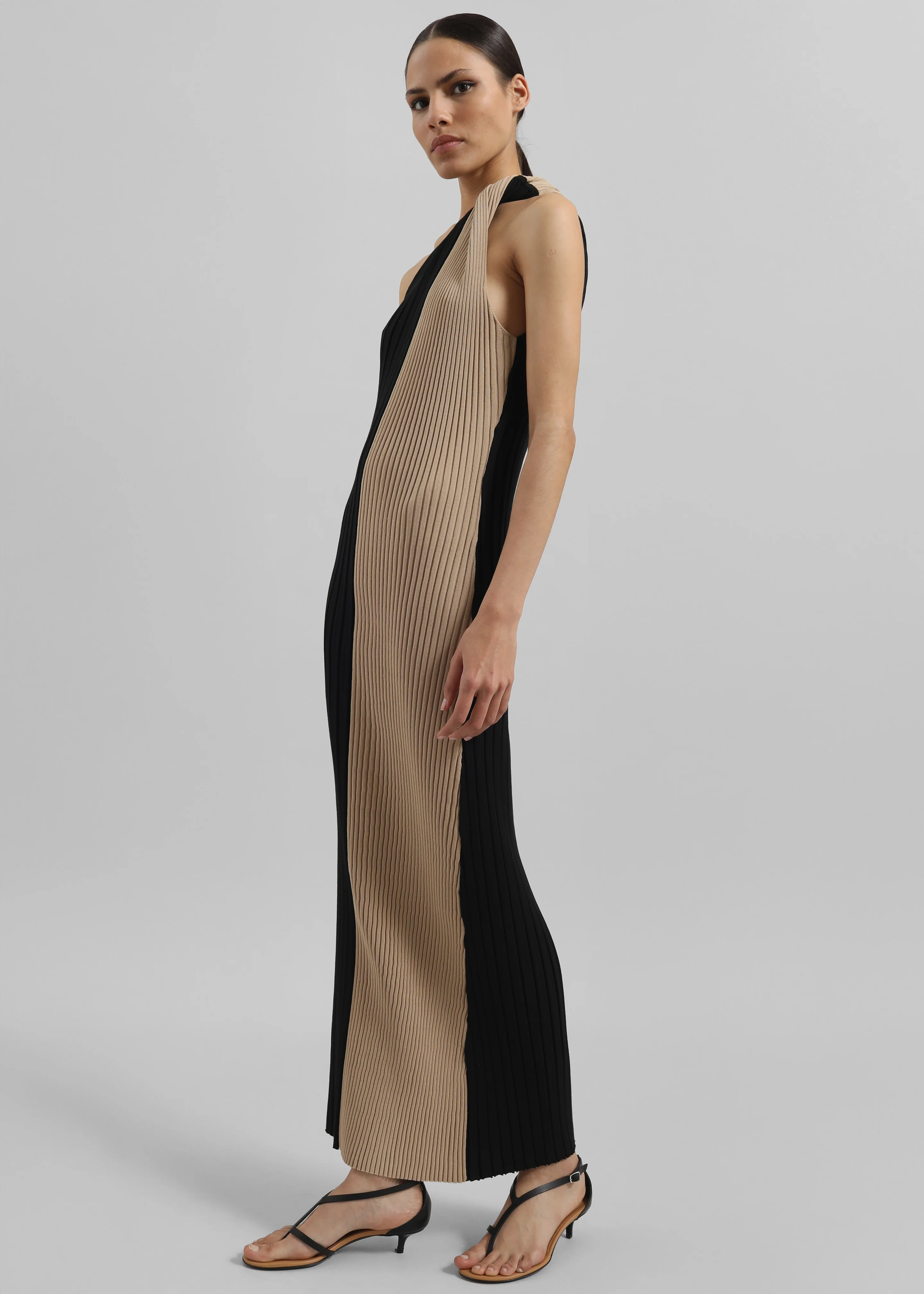 By Malene Birger Noto Dress - Bicolor Block - Image 8