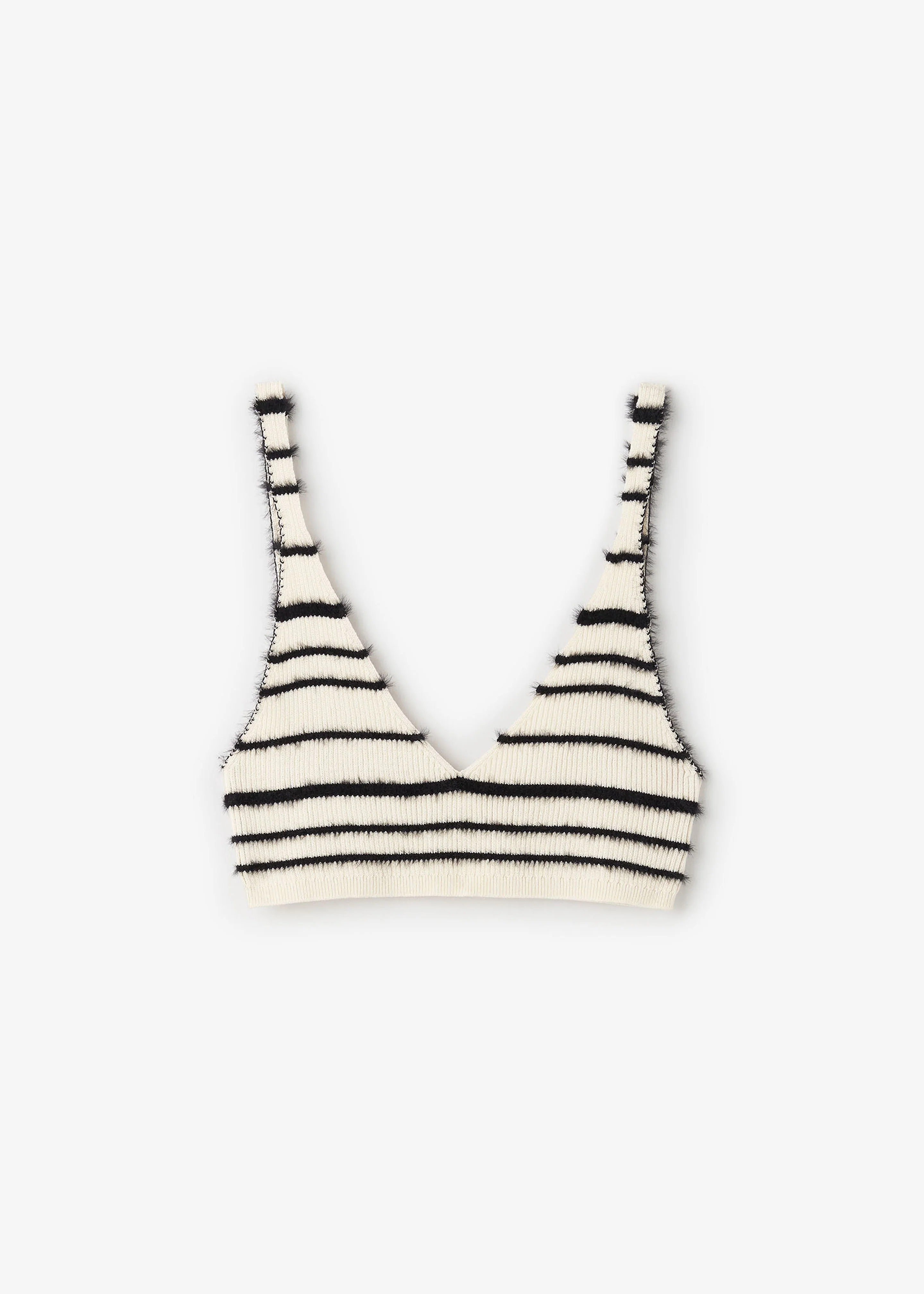 By Malene Birger Reggie Bralette - Black Stripe - Image 6