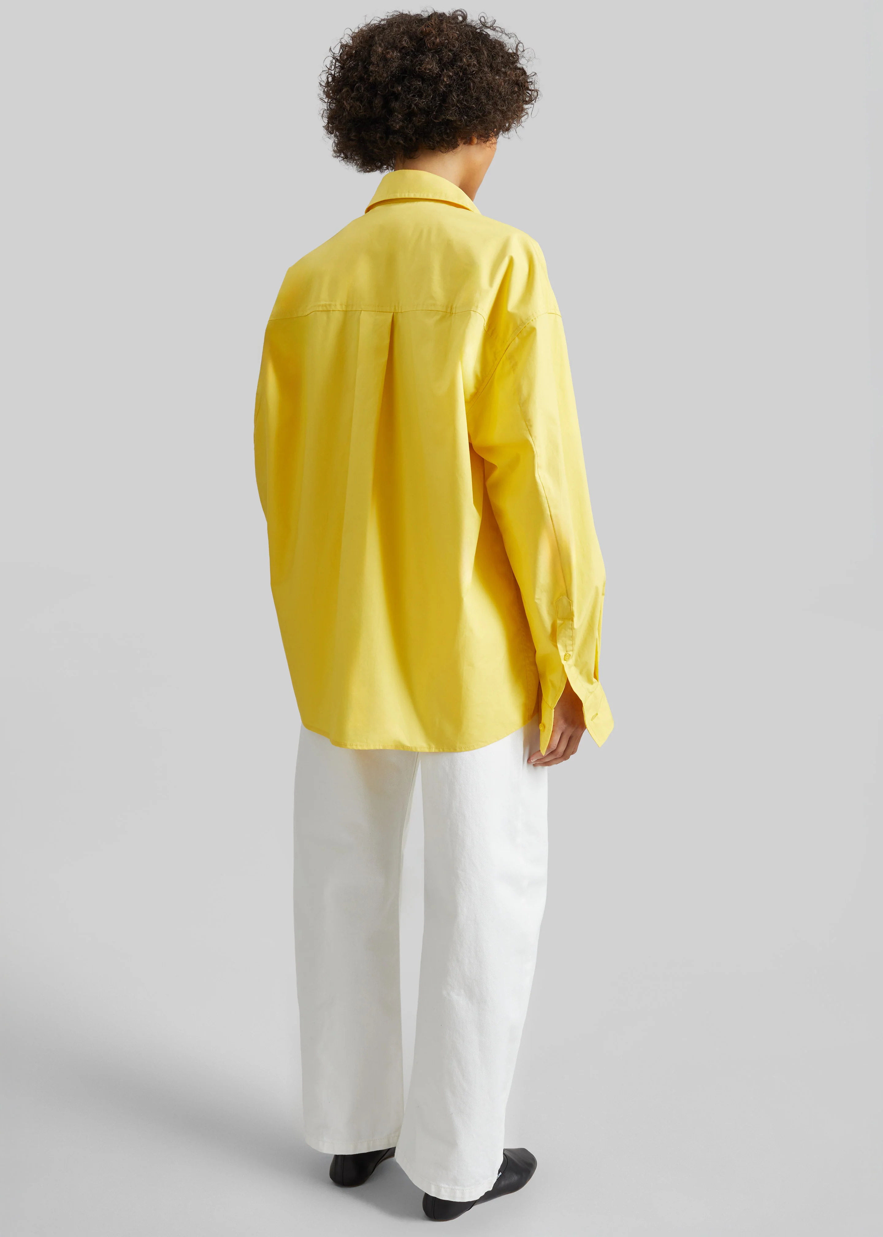 Cascais Oversized Shirt - Yellow - Image 9
