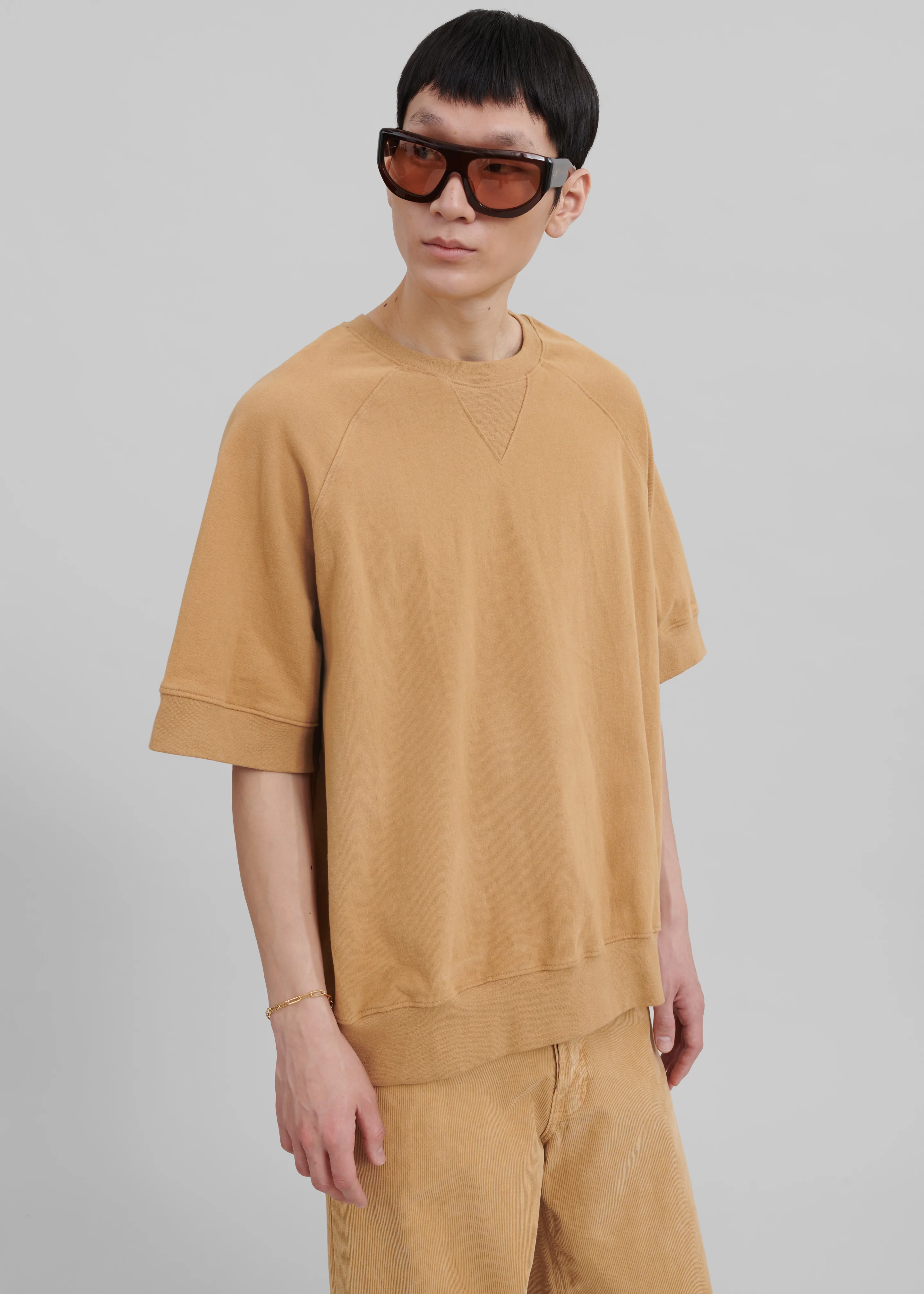Caz Boxy Tee - Camel - Image 4