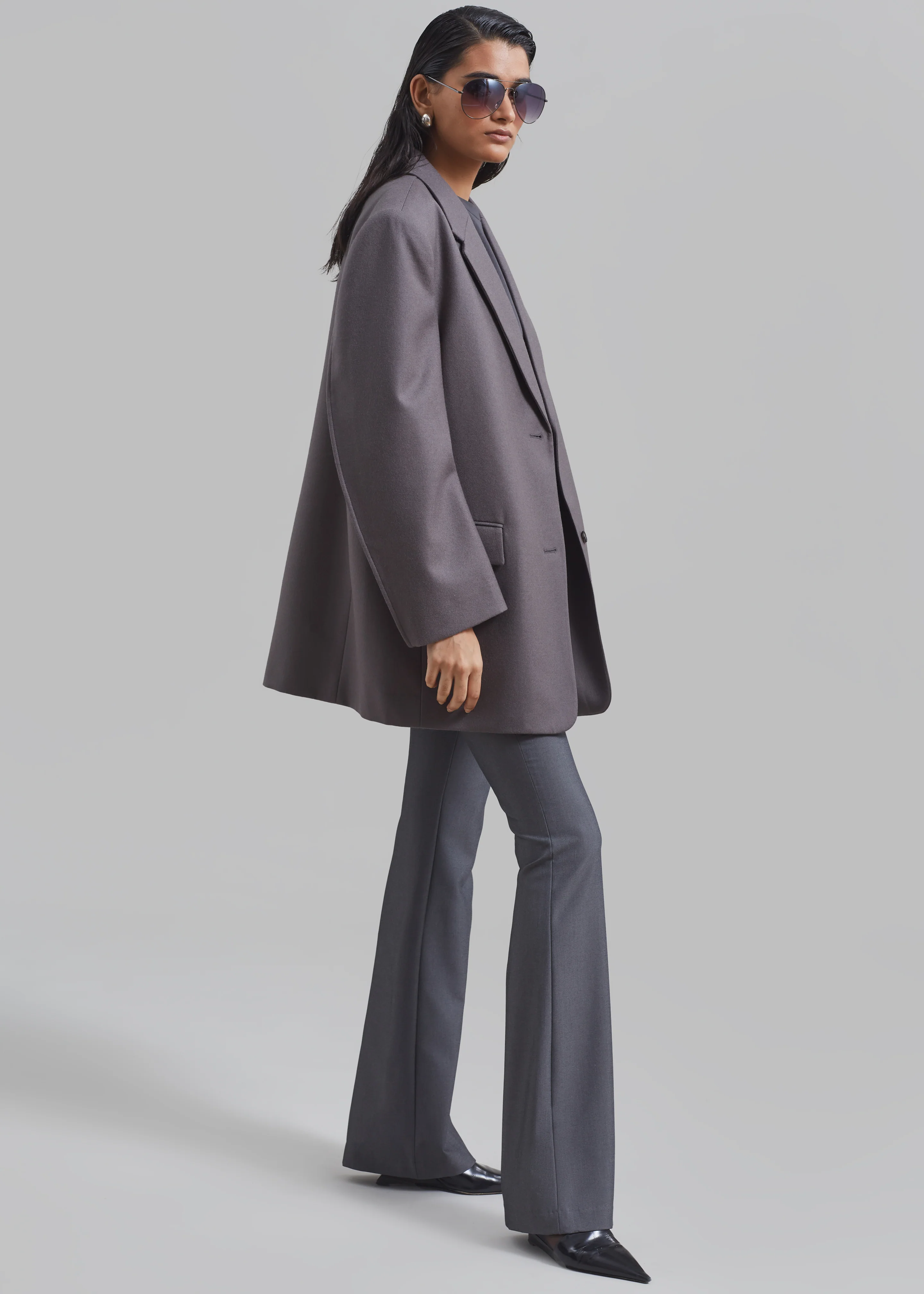 Charley Bootcut Pants - Charcoal - Image 6