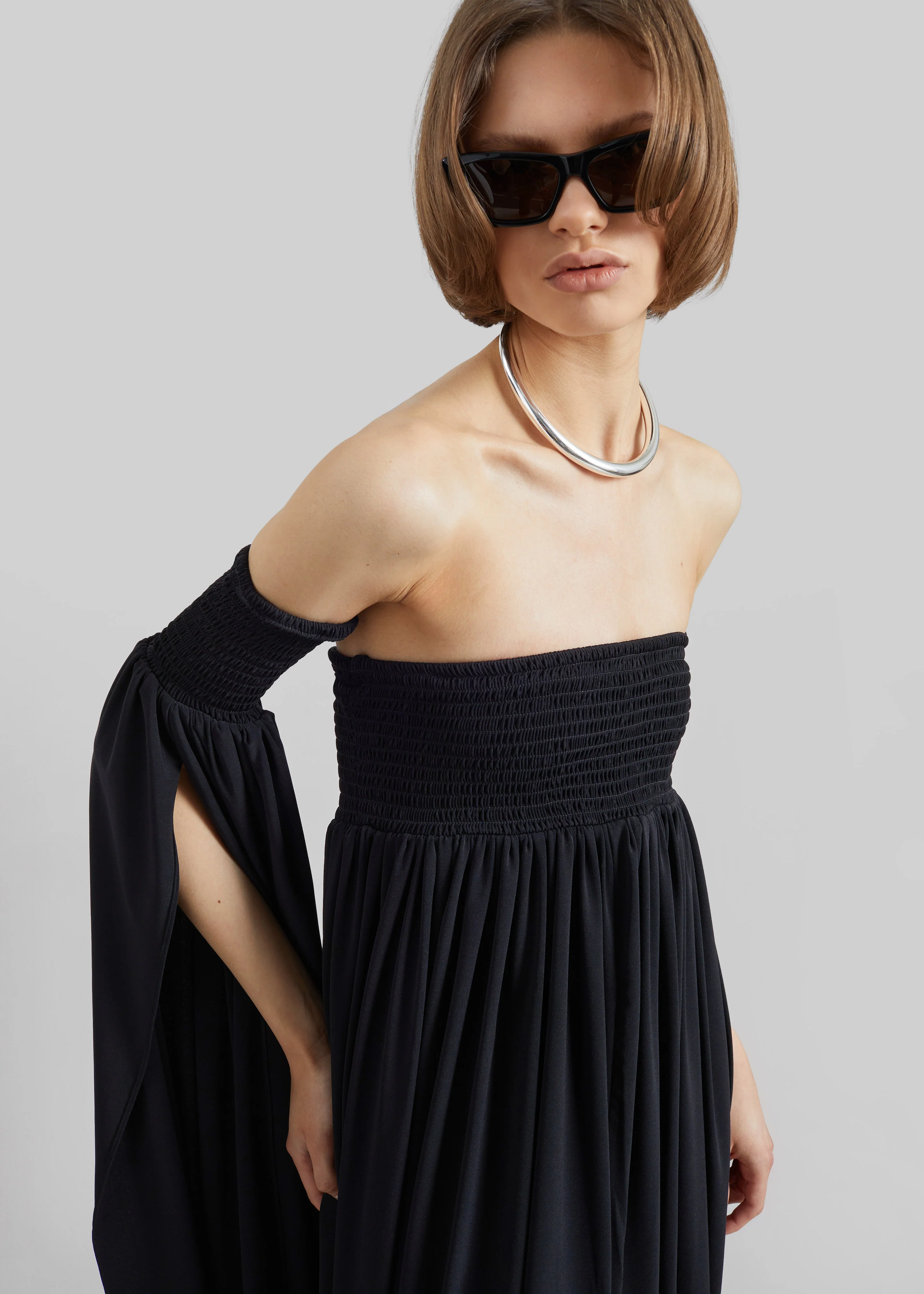 Coperni All In One Smock Dress - Black - Image 5