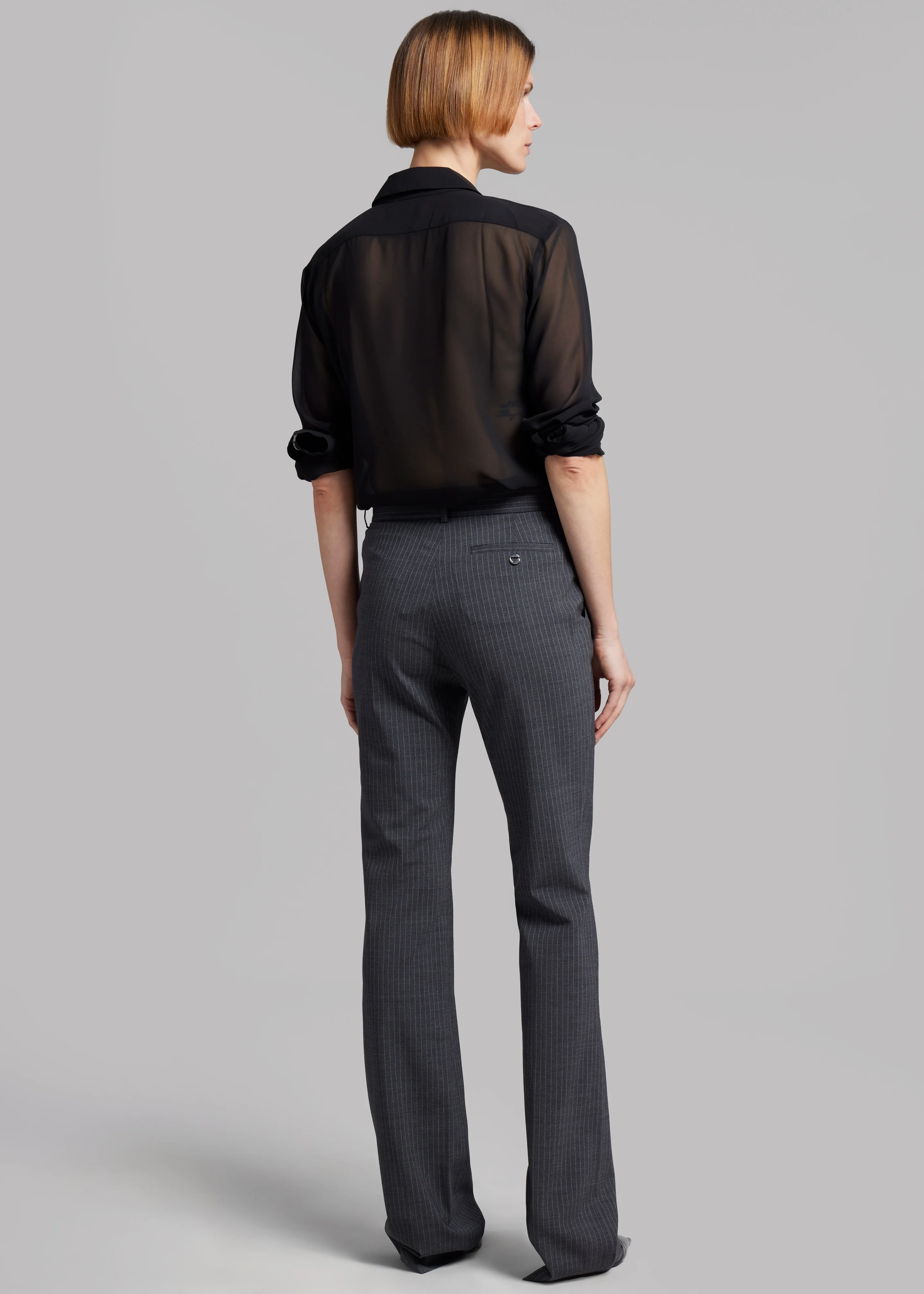 Coperni Straight Tailored Trousers - Grey - Image 9