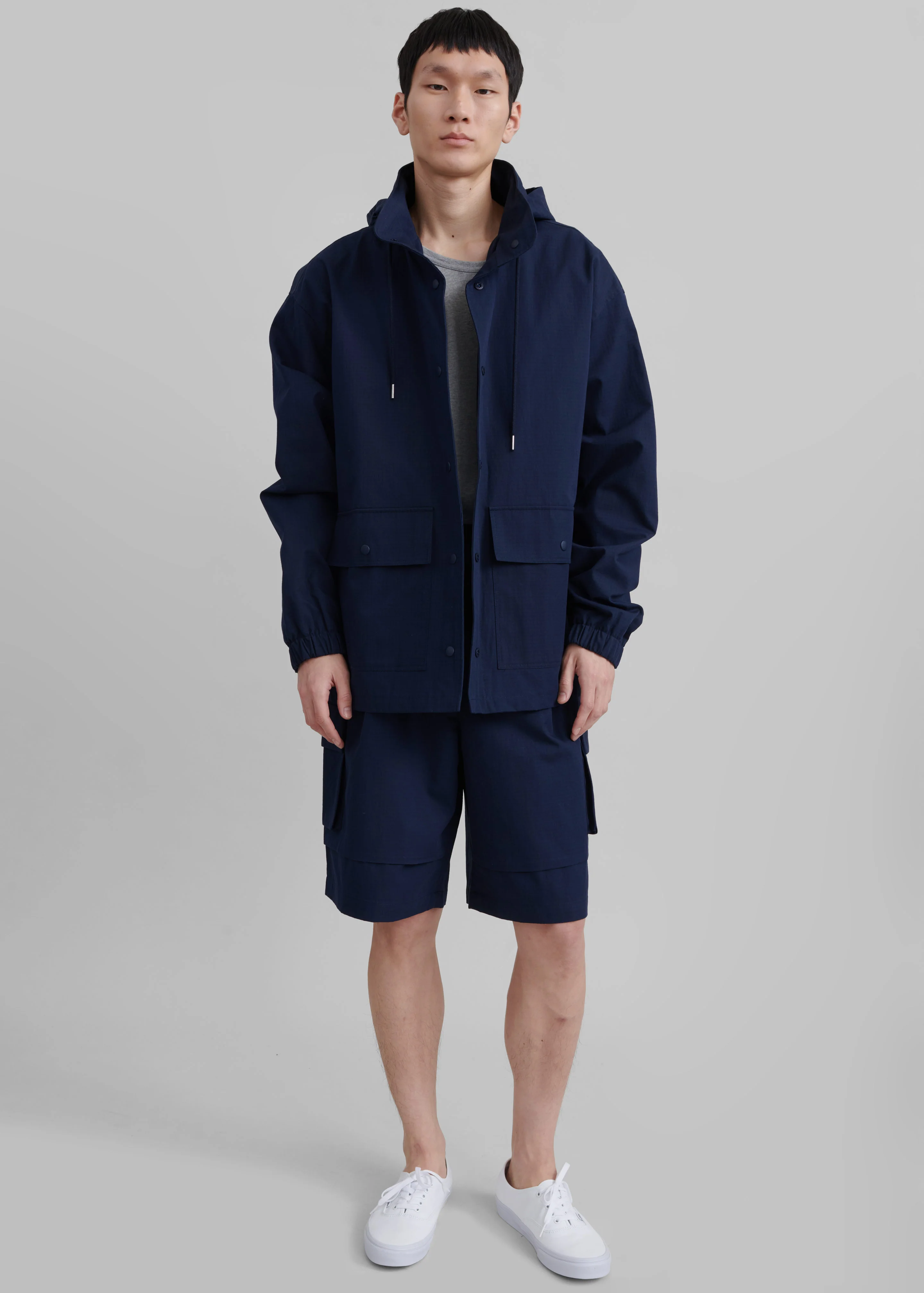 Edward Cargo Shorts - Navy - Image 6