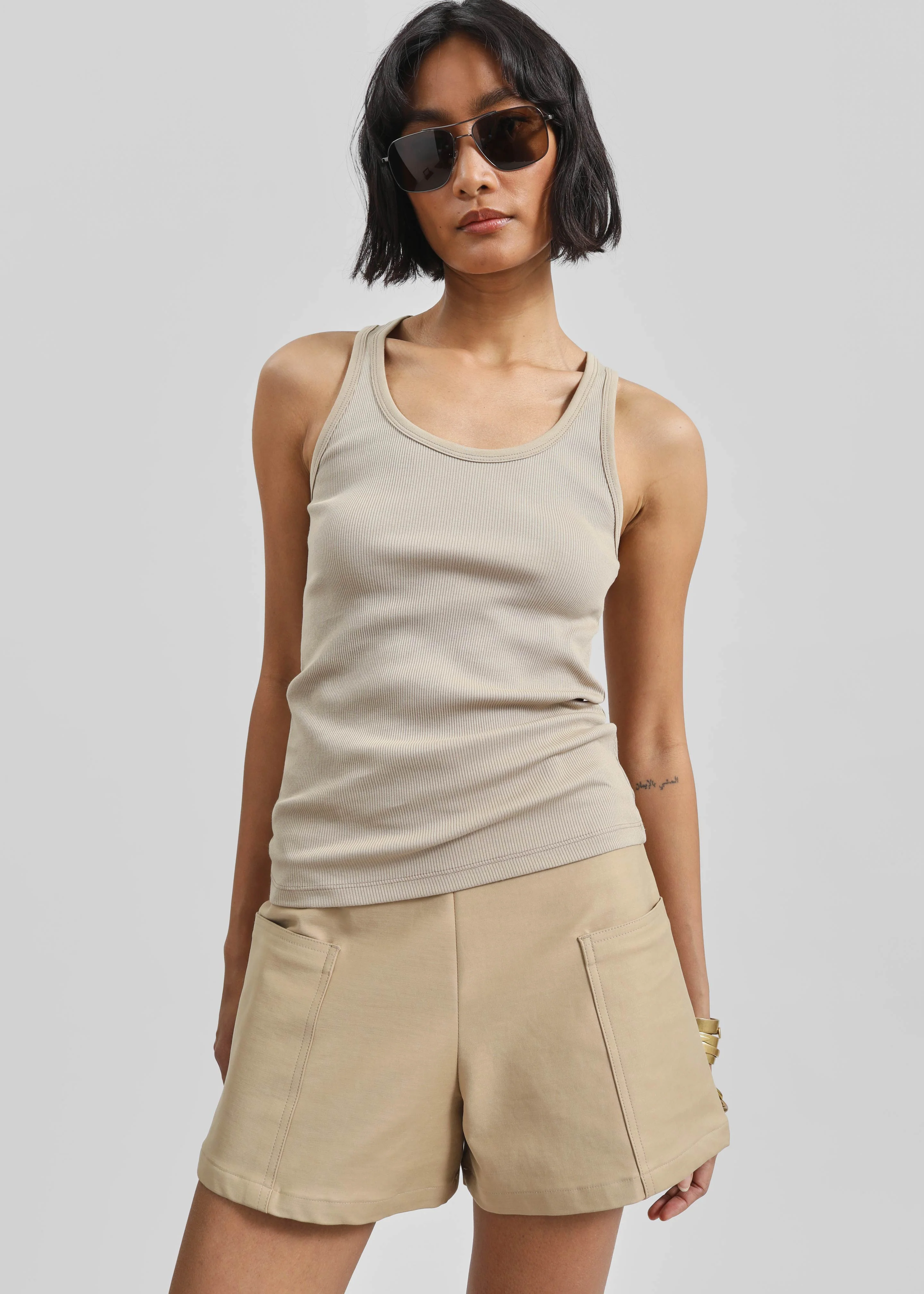 Elson Tank Top - Beige