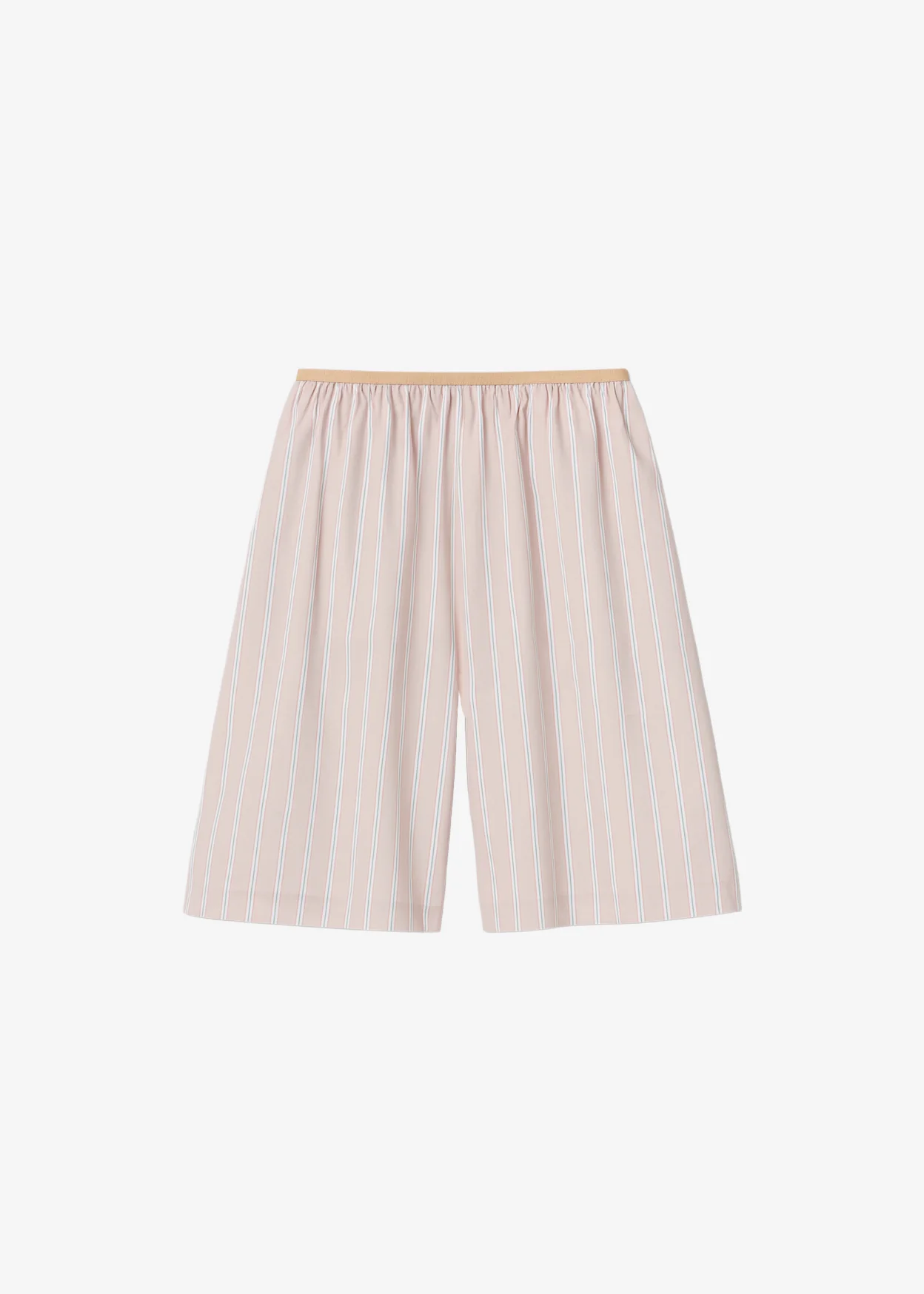 Elyn Elastic Bermuda Shorts - Pink/White Stripes - Image 10
