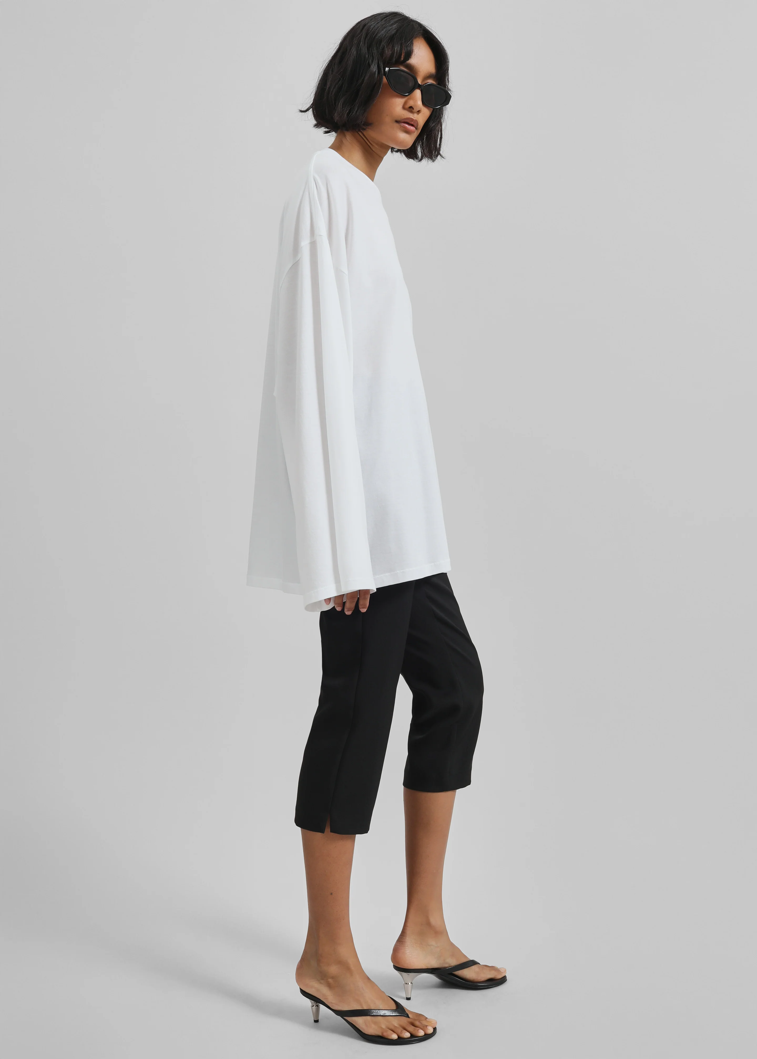 Emersyn Capri Pants - Black - Image 2