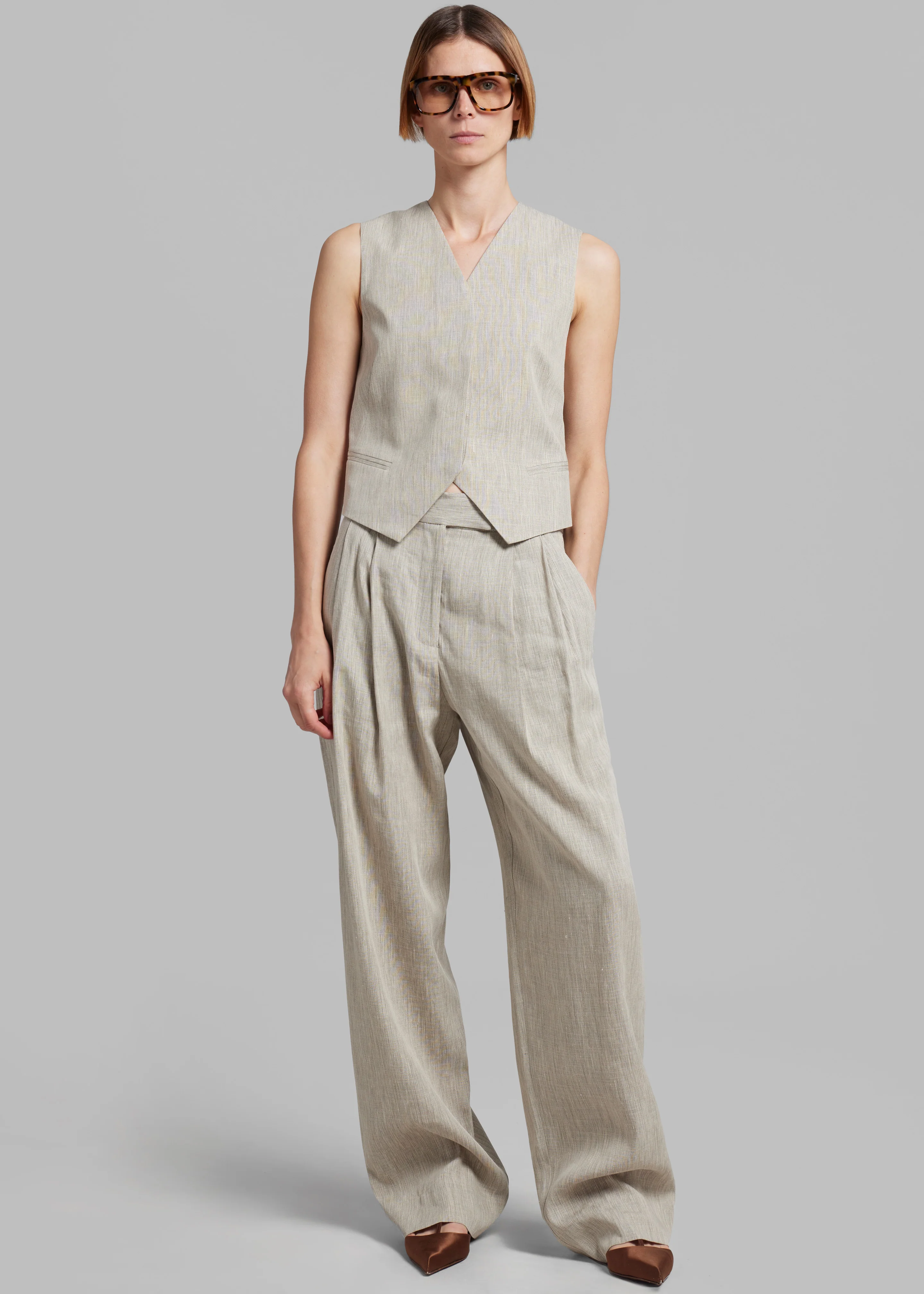 Esse Studios Bode Waistcoat - Asha Linen - Image 2