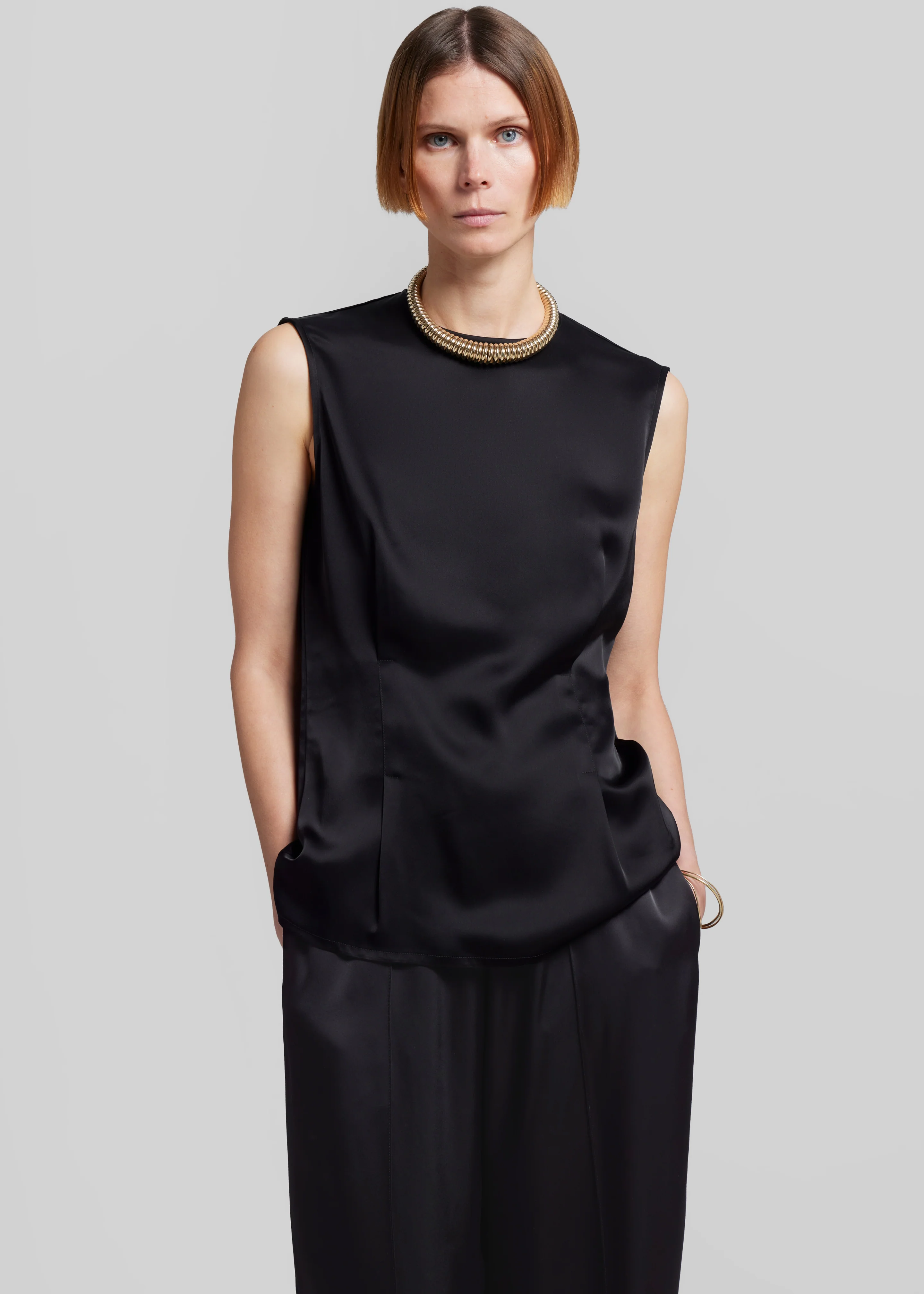 Esse Studios Classico Tank Top - Black - Image 4