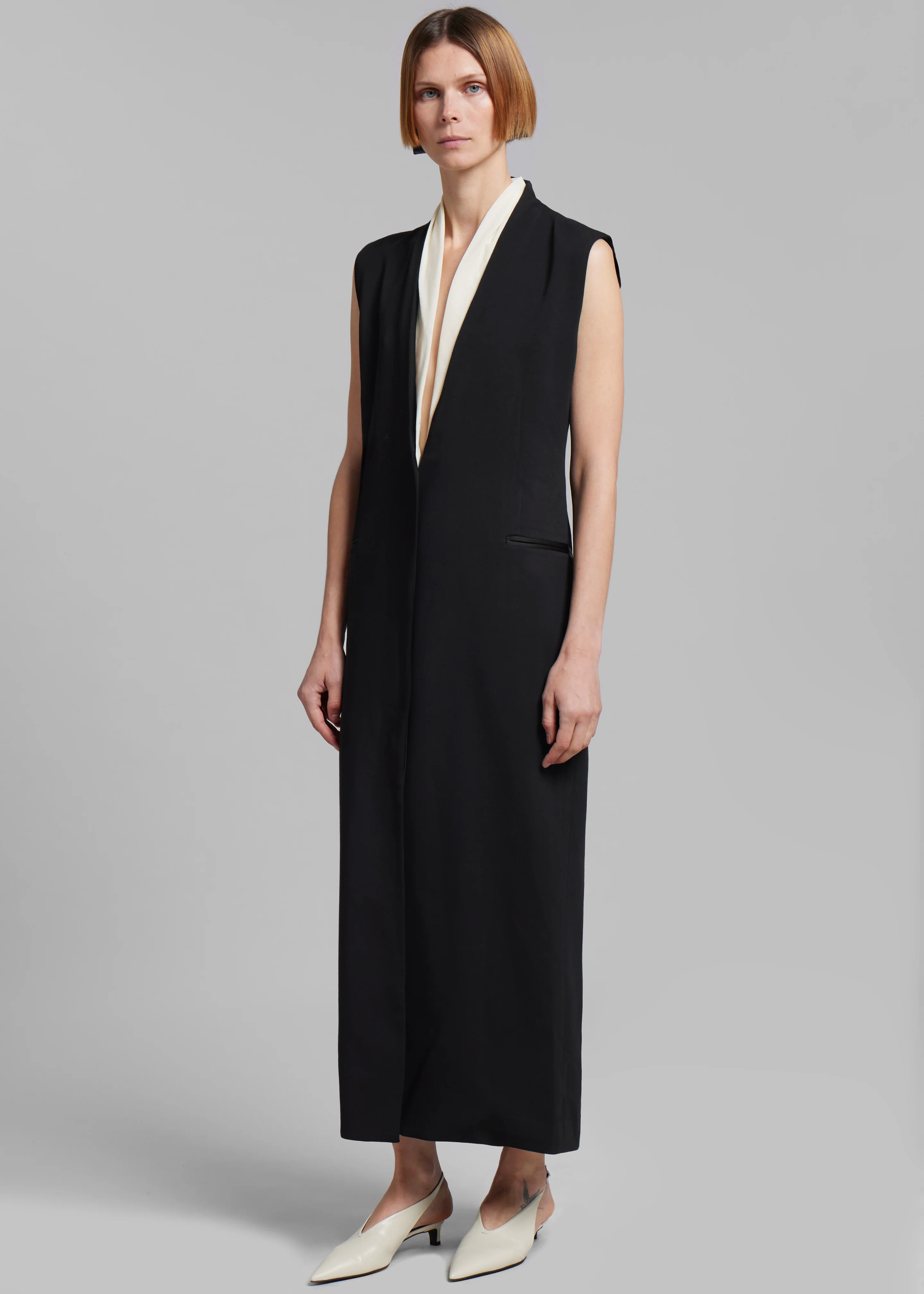 Esse Studios Solpha Vest Dress - Black - Image 6