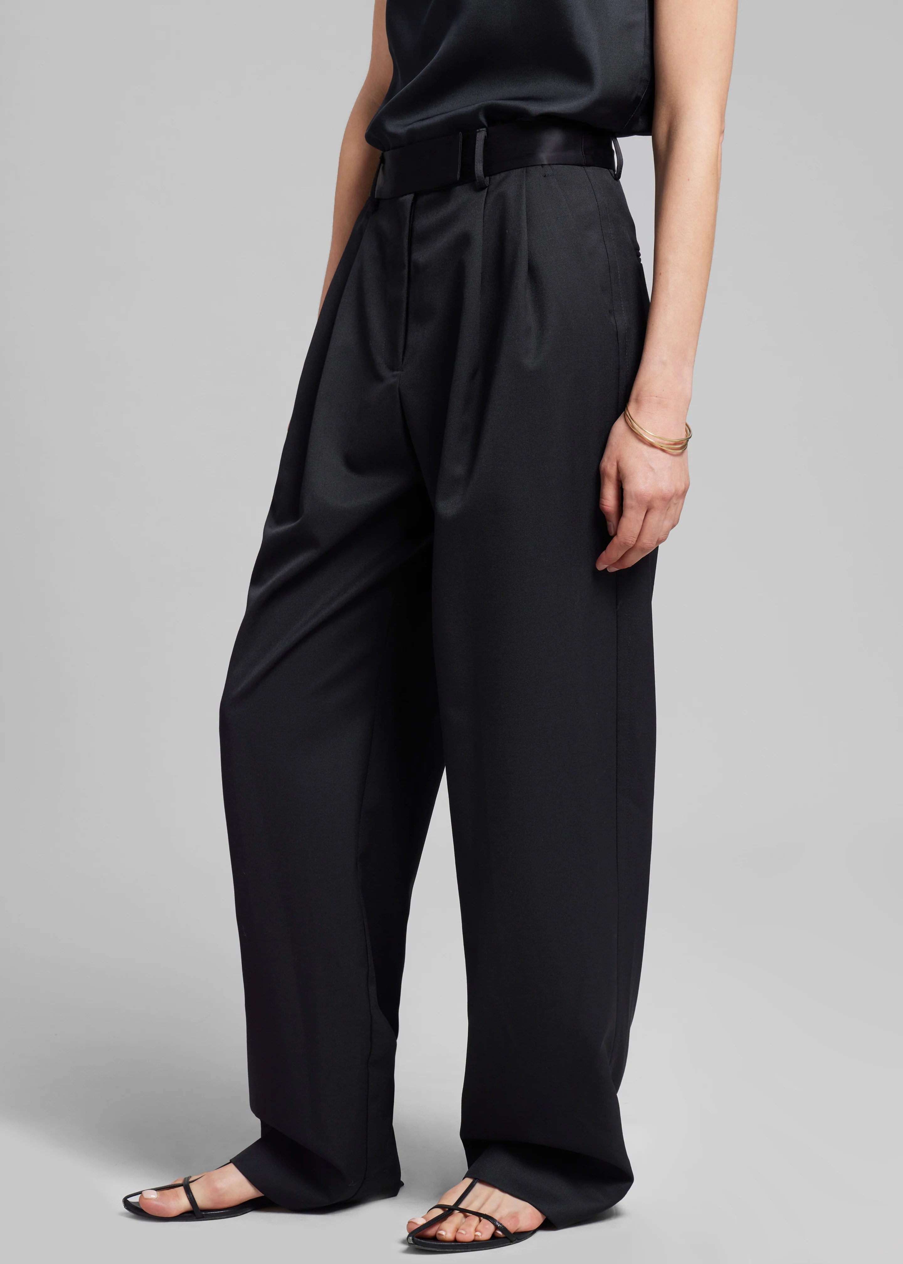 Esse Studios Tux Tailored Trousers - Black - Image 3