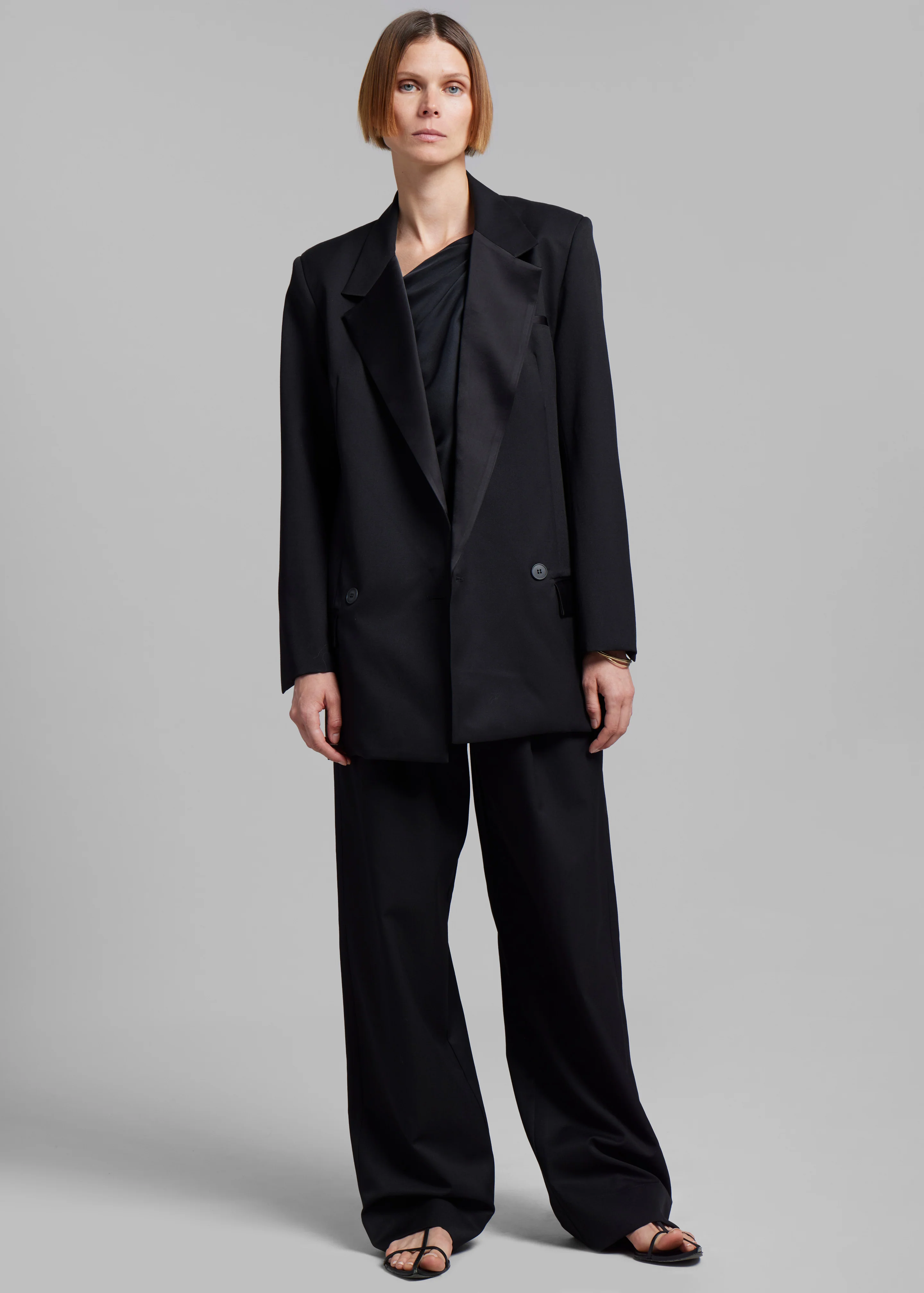 Esse Studios Tux Tailored Trousers - Black - Image 5