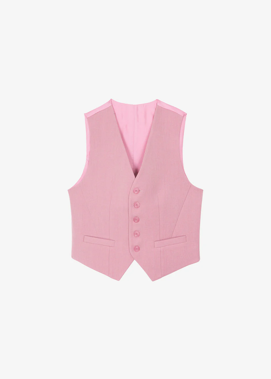 Gelso Waistcoat - Rose - Image 5