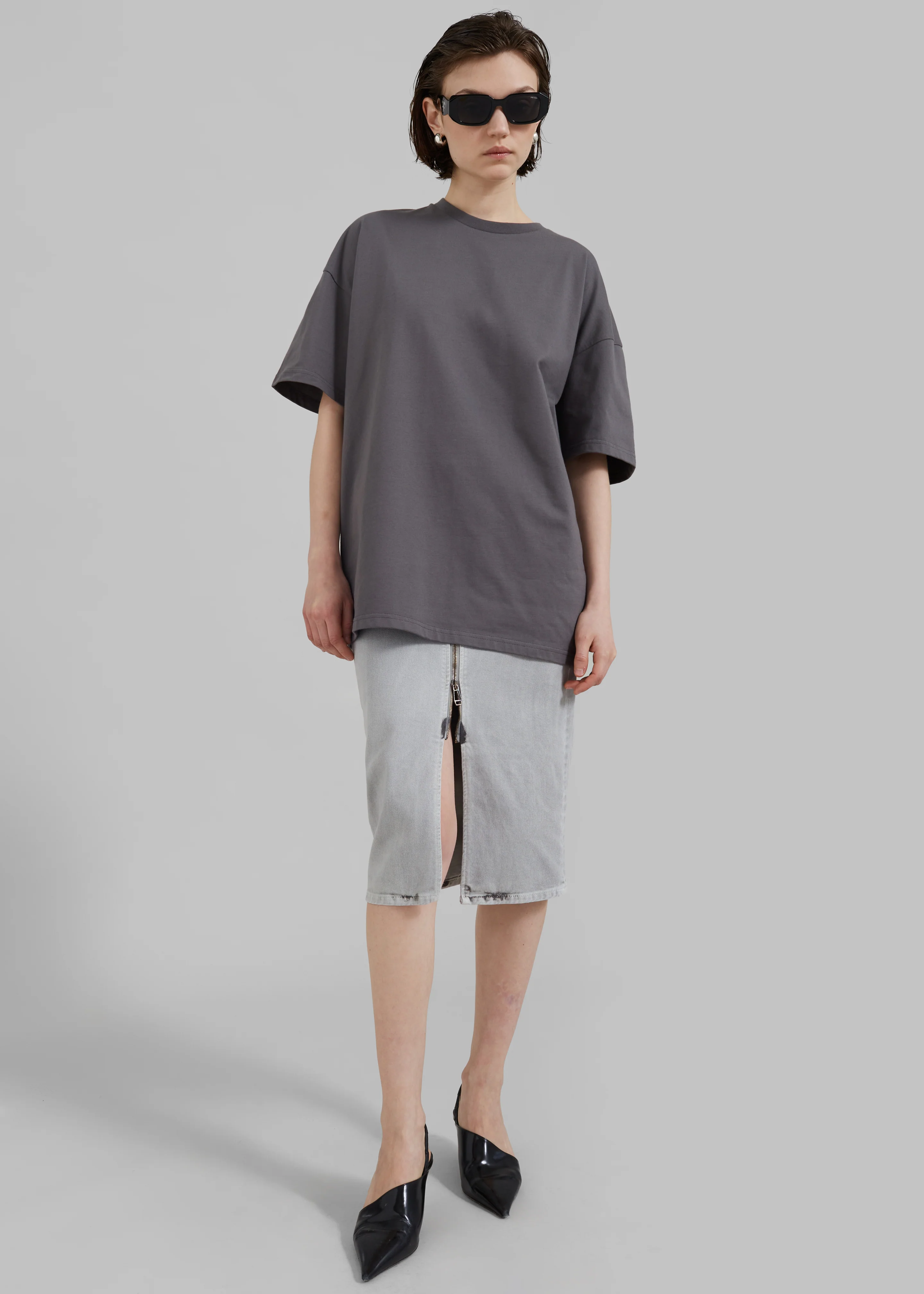 Haikure Tiger Skirt - Shifting Grey - Image 5