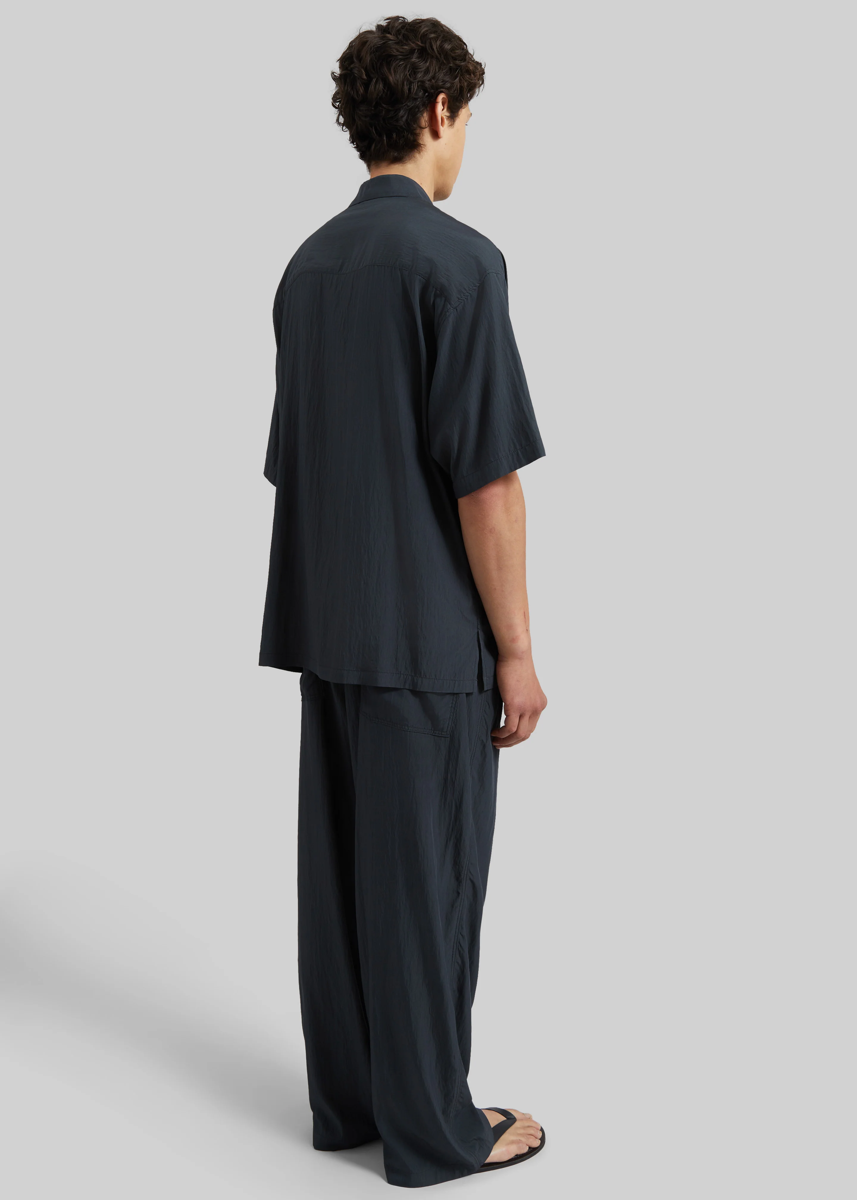 Holmen Short Sleeve Shirt - Charcoal - Image 5