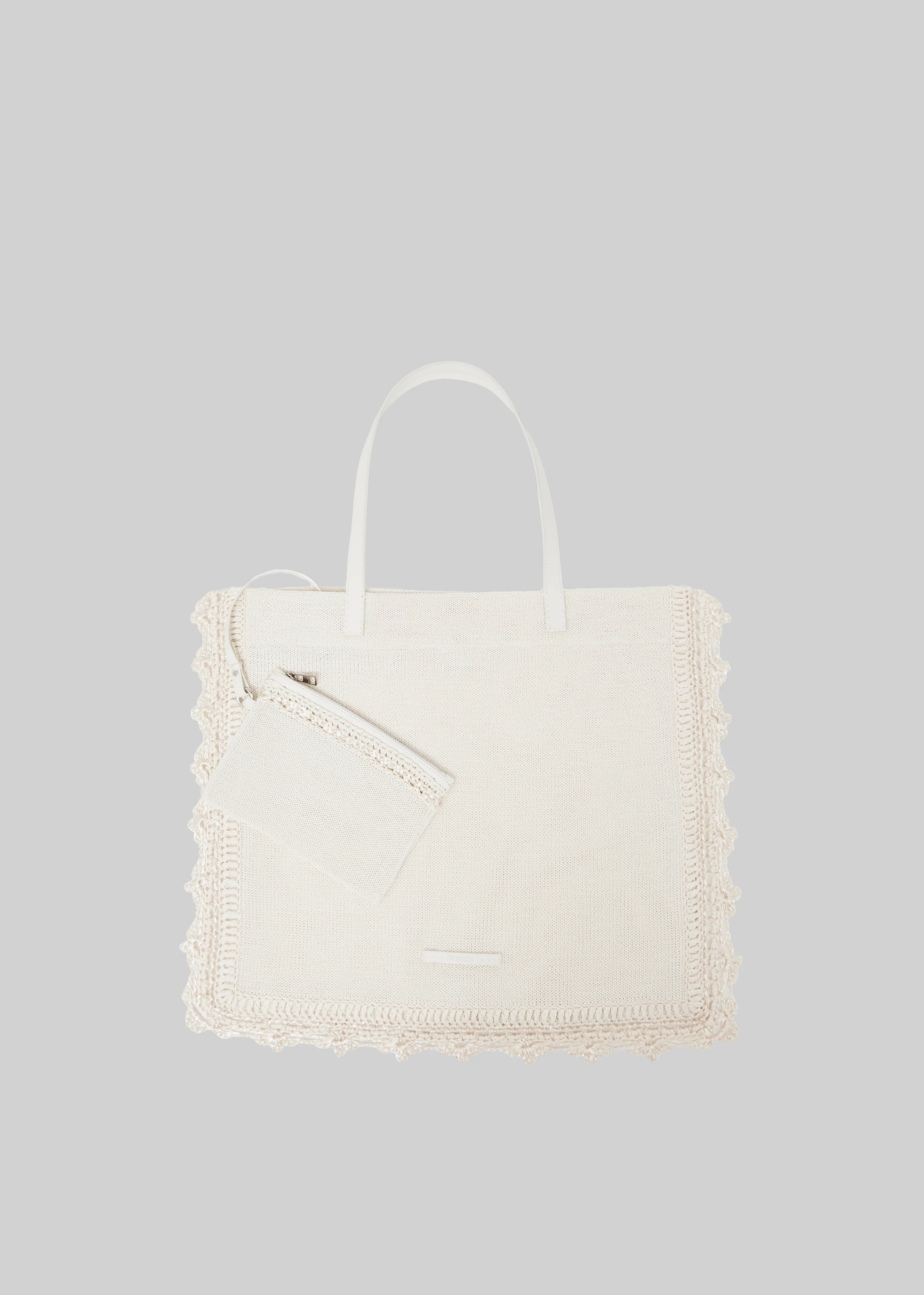 JW Anderson Crochet Tote - Off White - Image 2