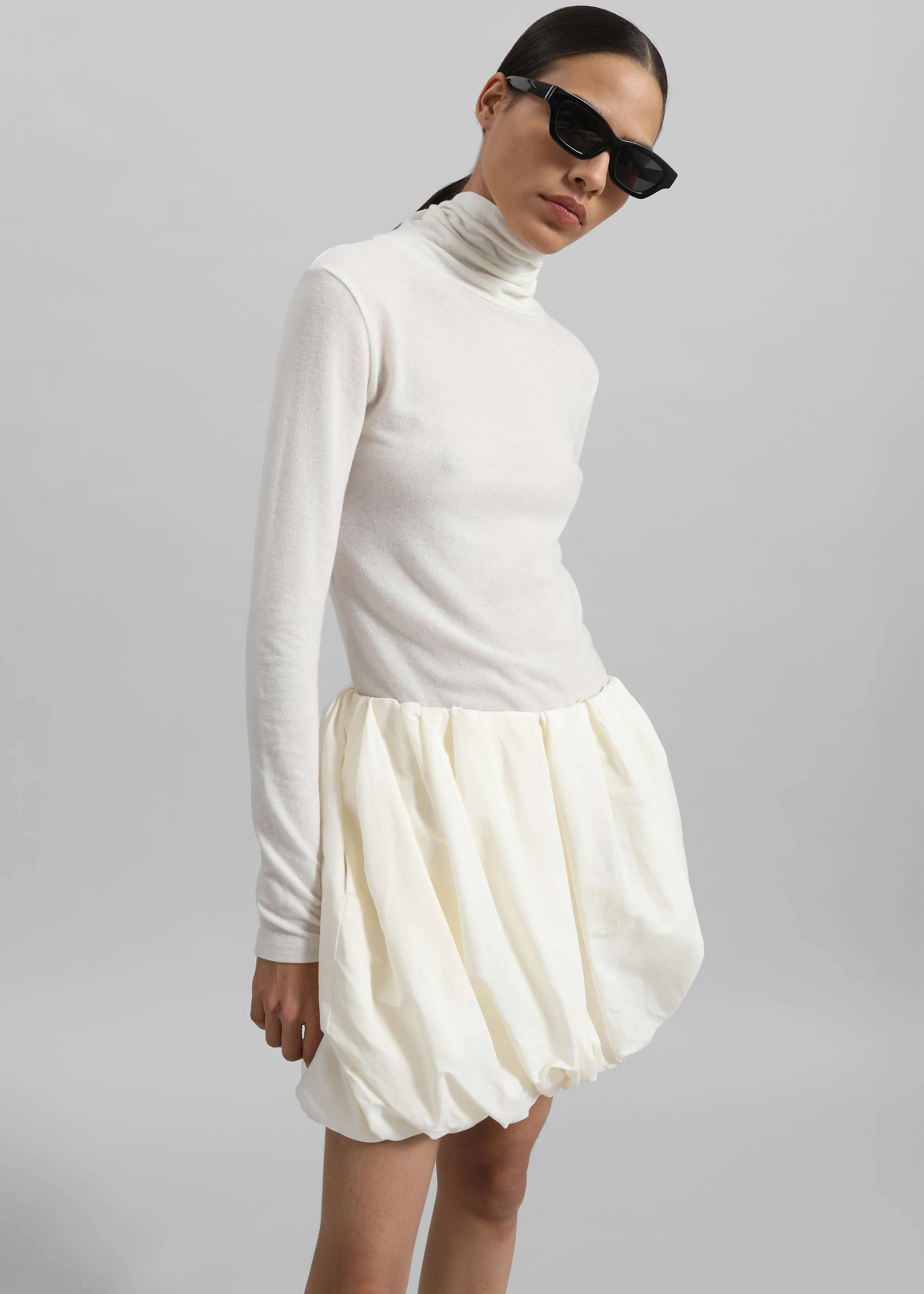 JW Anderson Rolled Hem Skirt - Ivory - Image 2