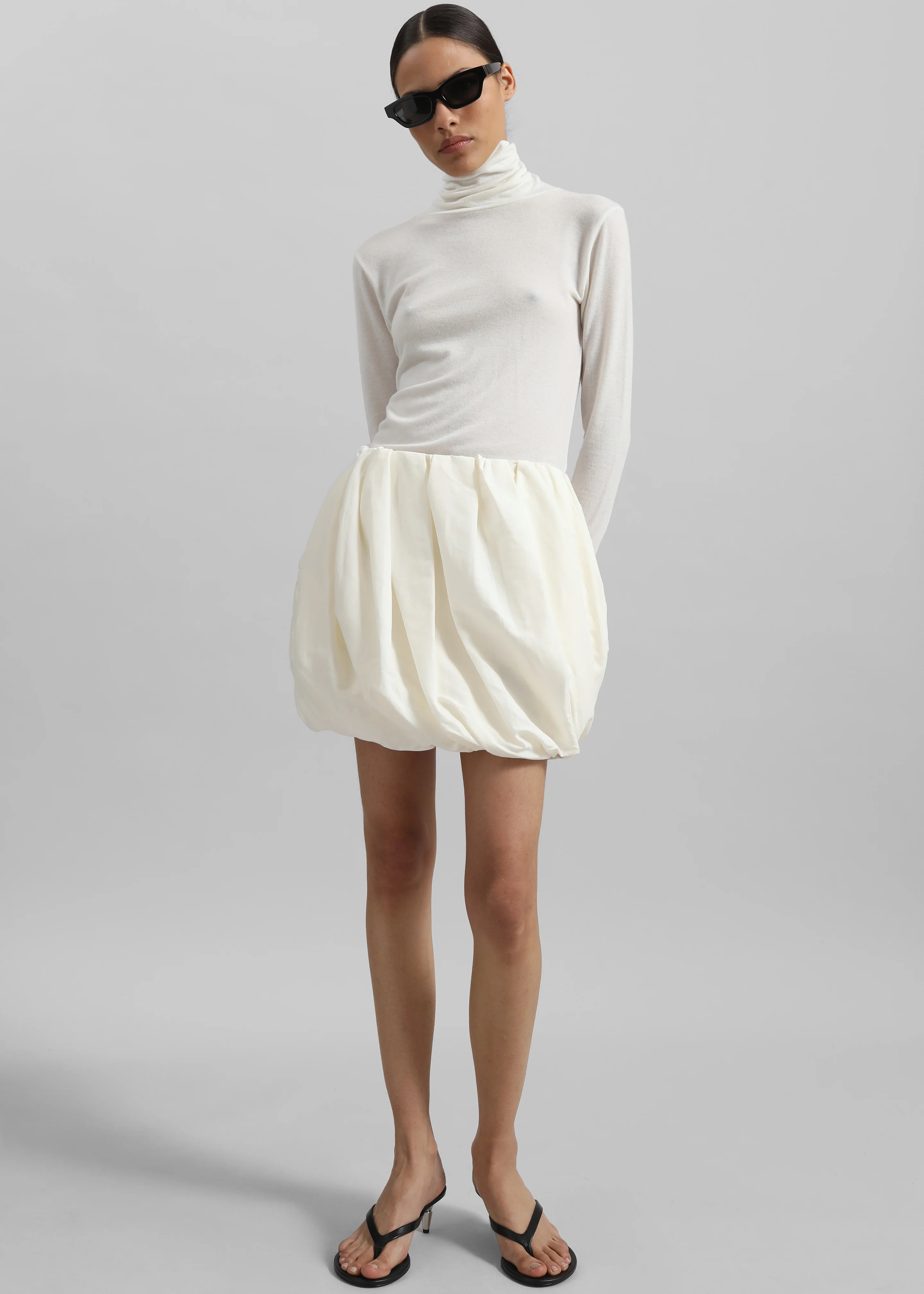 JW Anderson Rolled Hem Skirt - Ivory - Image 4