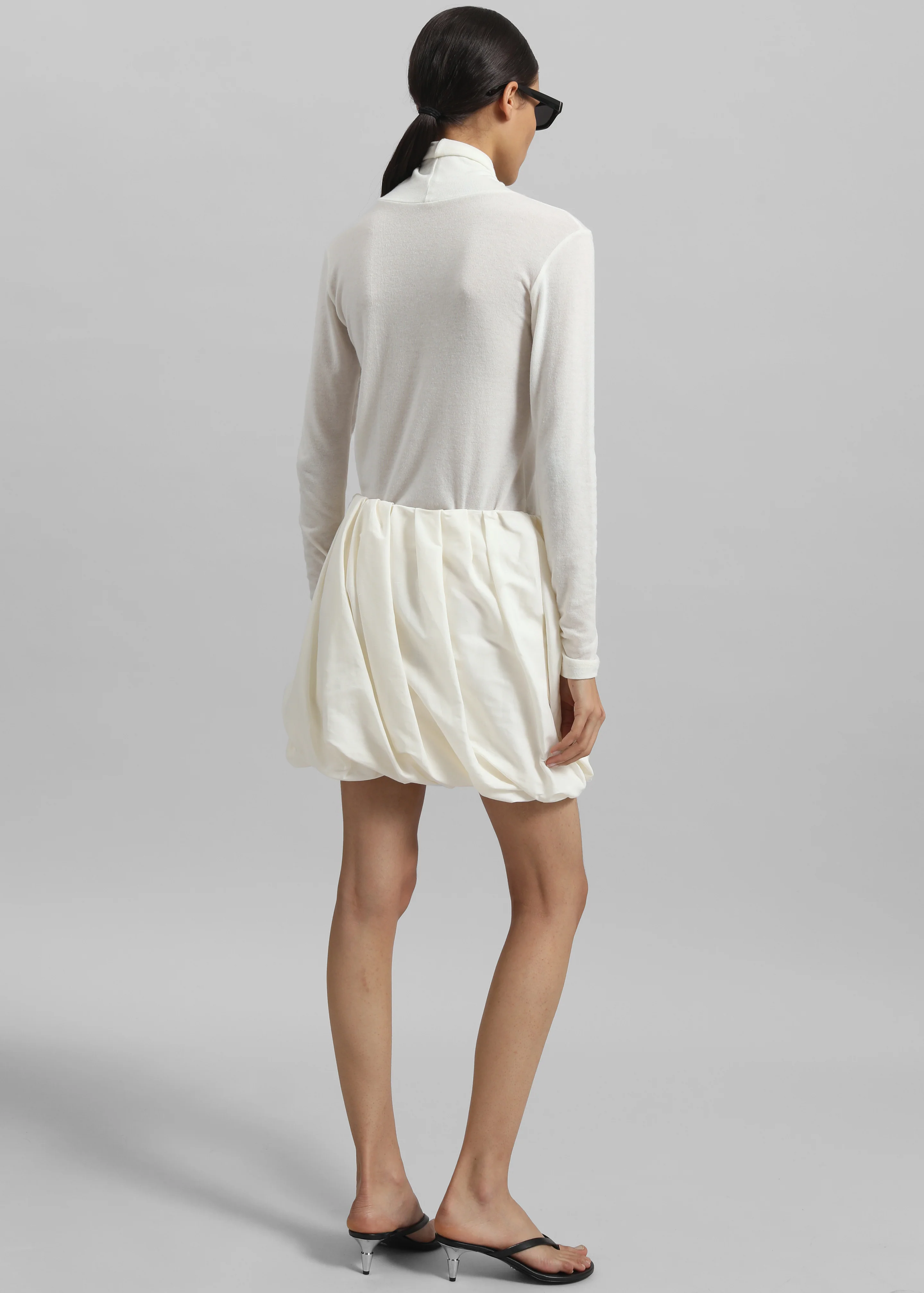 JW Anderson Rolled Hem Skirt - Ivory - Image 7