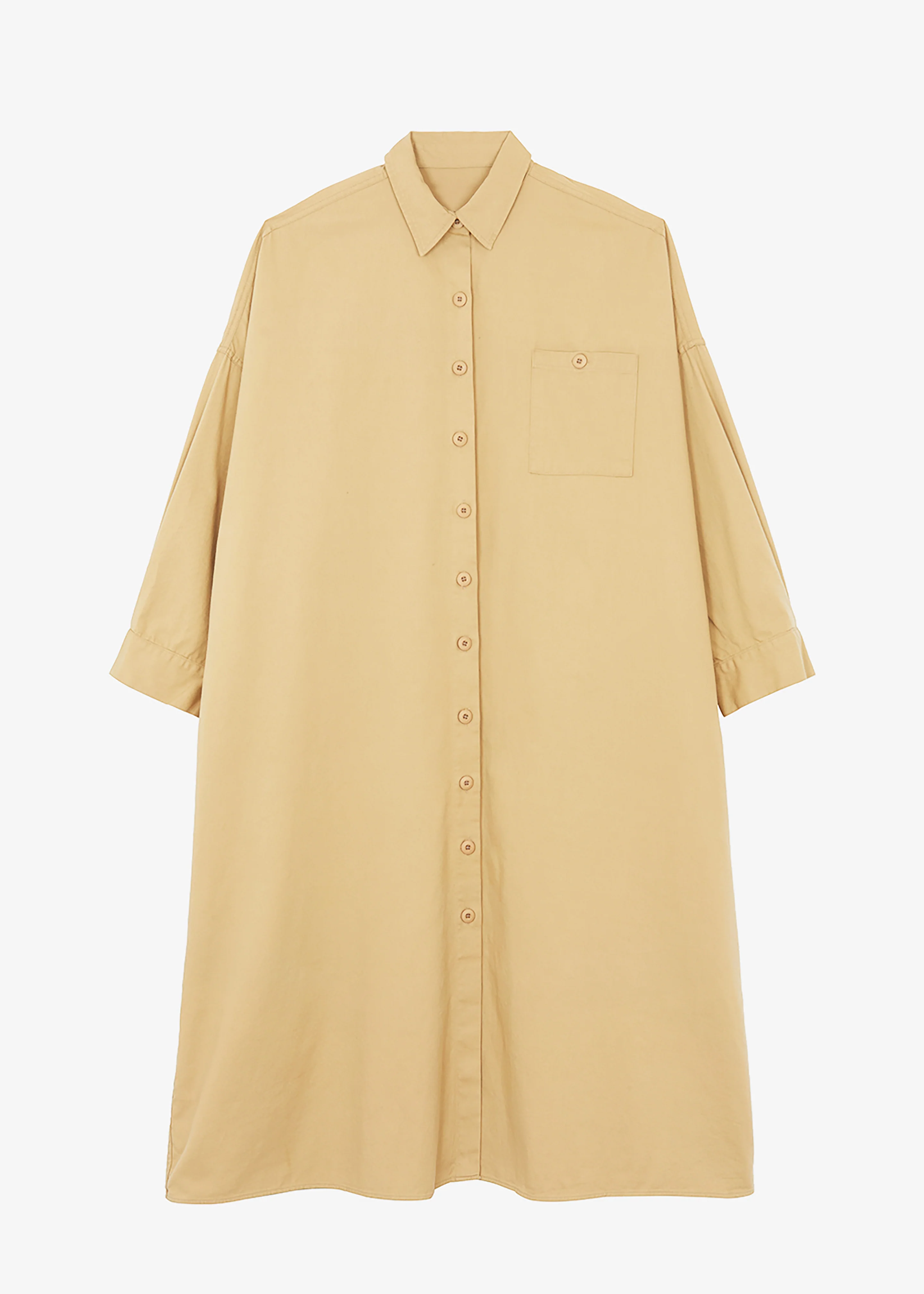 Kason Oversized Shirt Dress - Sahara - Image 7