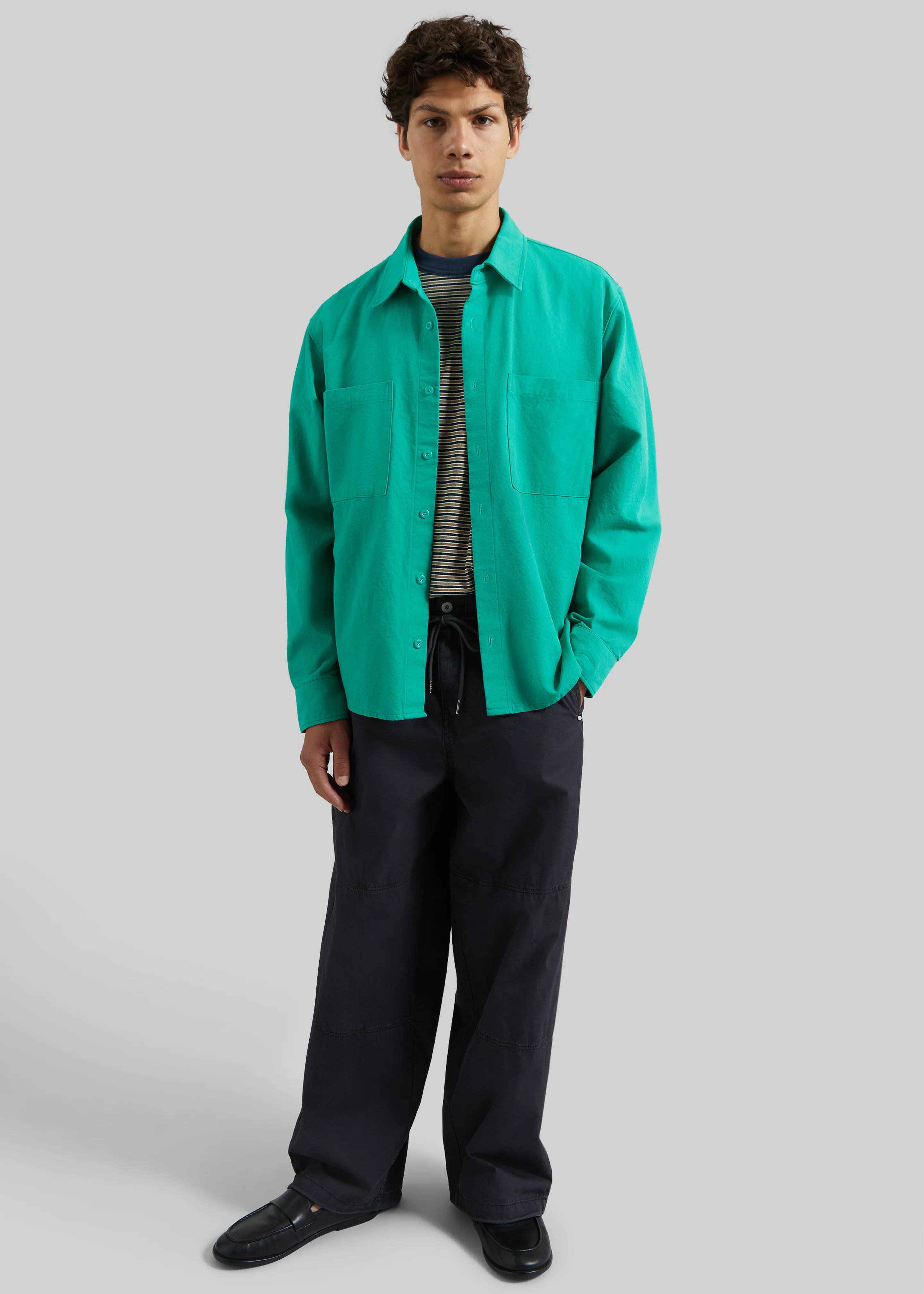 Keller Cotton Shirt - Green - Image 2