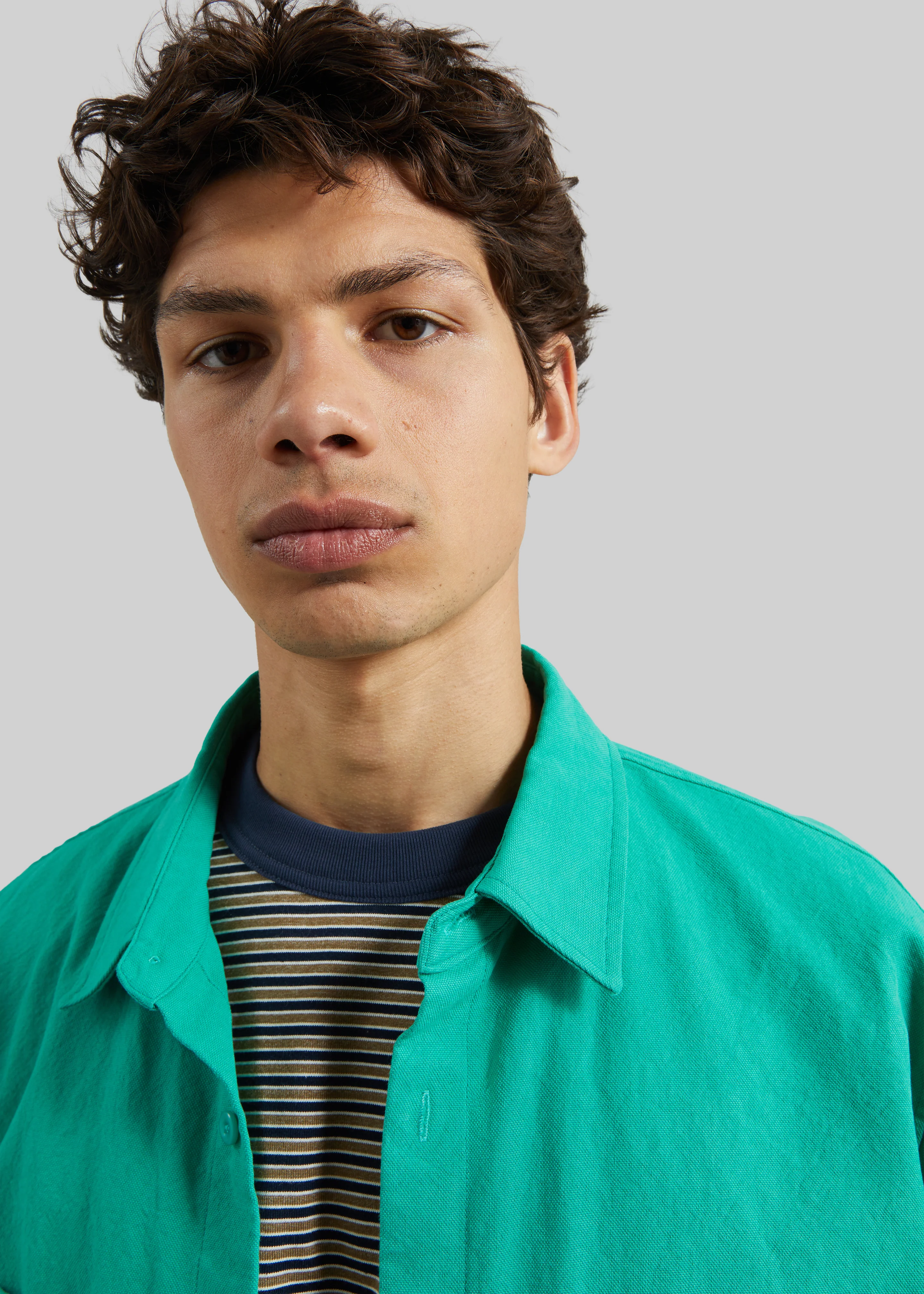 Keller Cotton Shirt - Green - Image 4