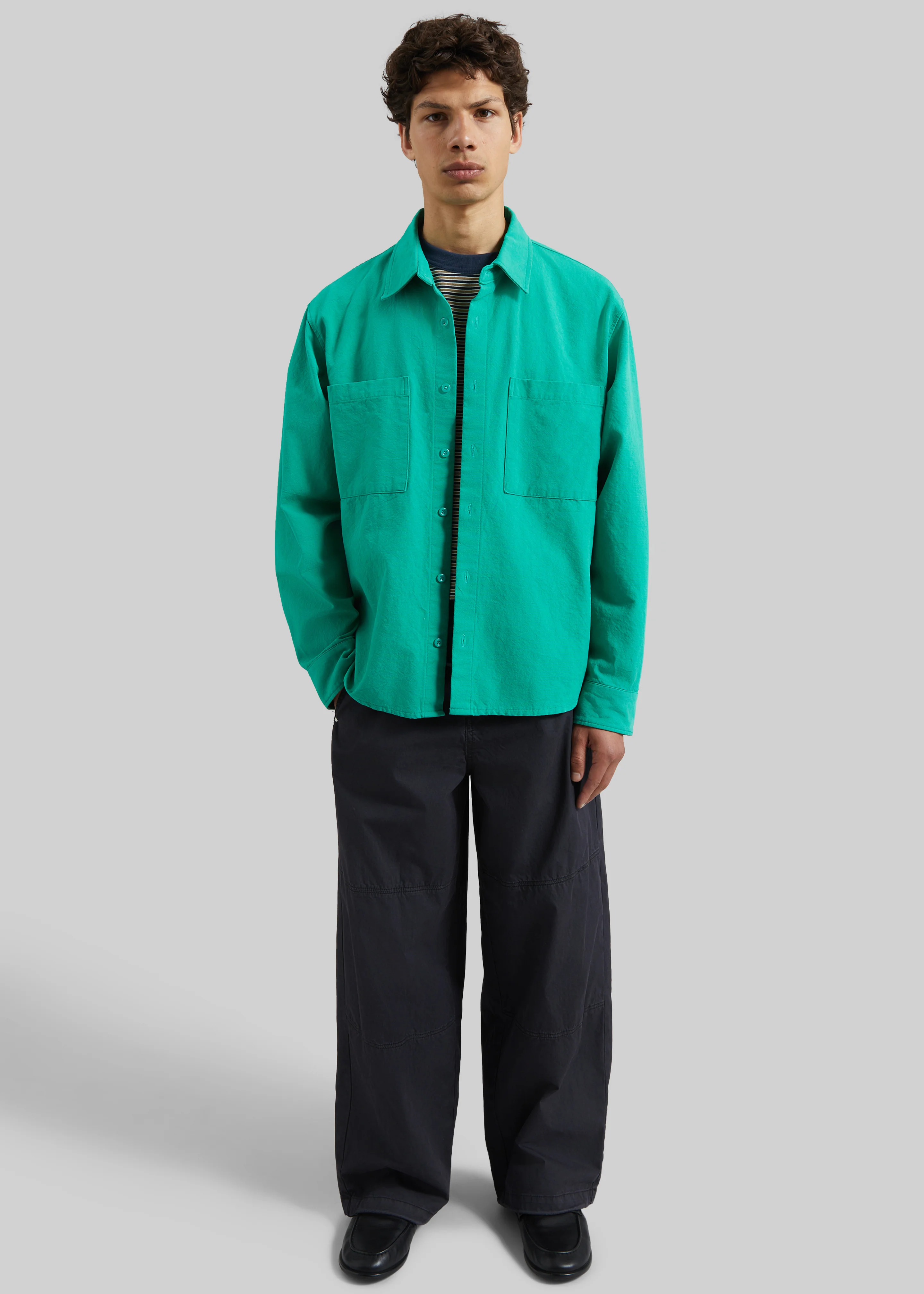 Keller Cotton Shirt - Green - Image 5