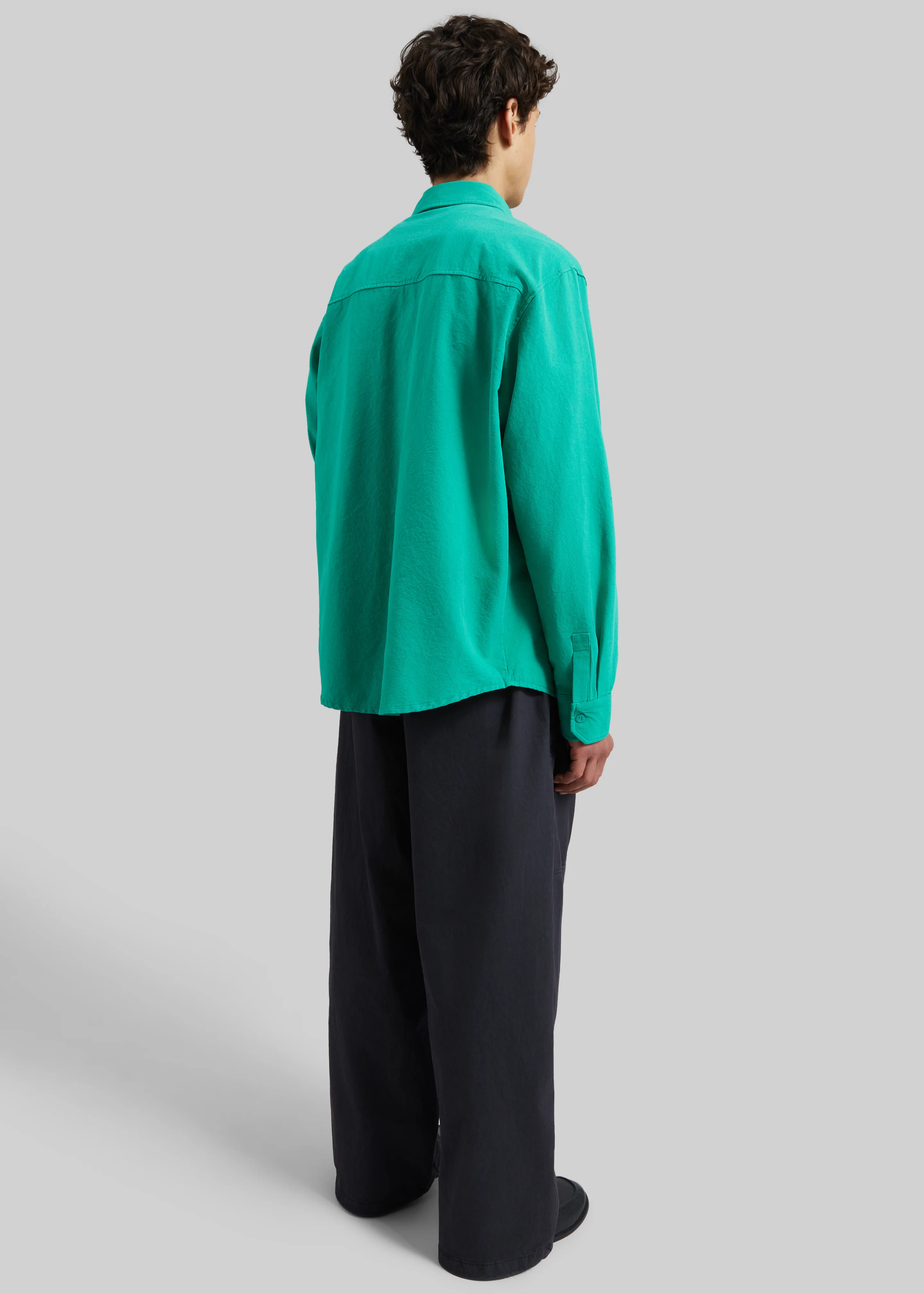 Keller Cotton Shirt - Green - Image 6